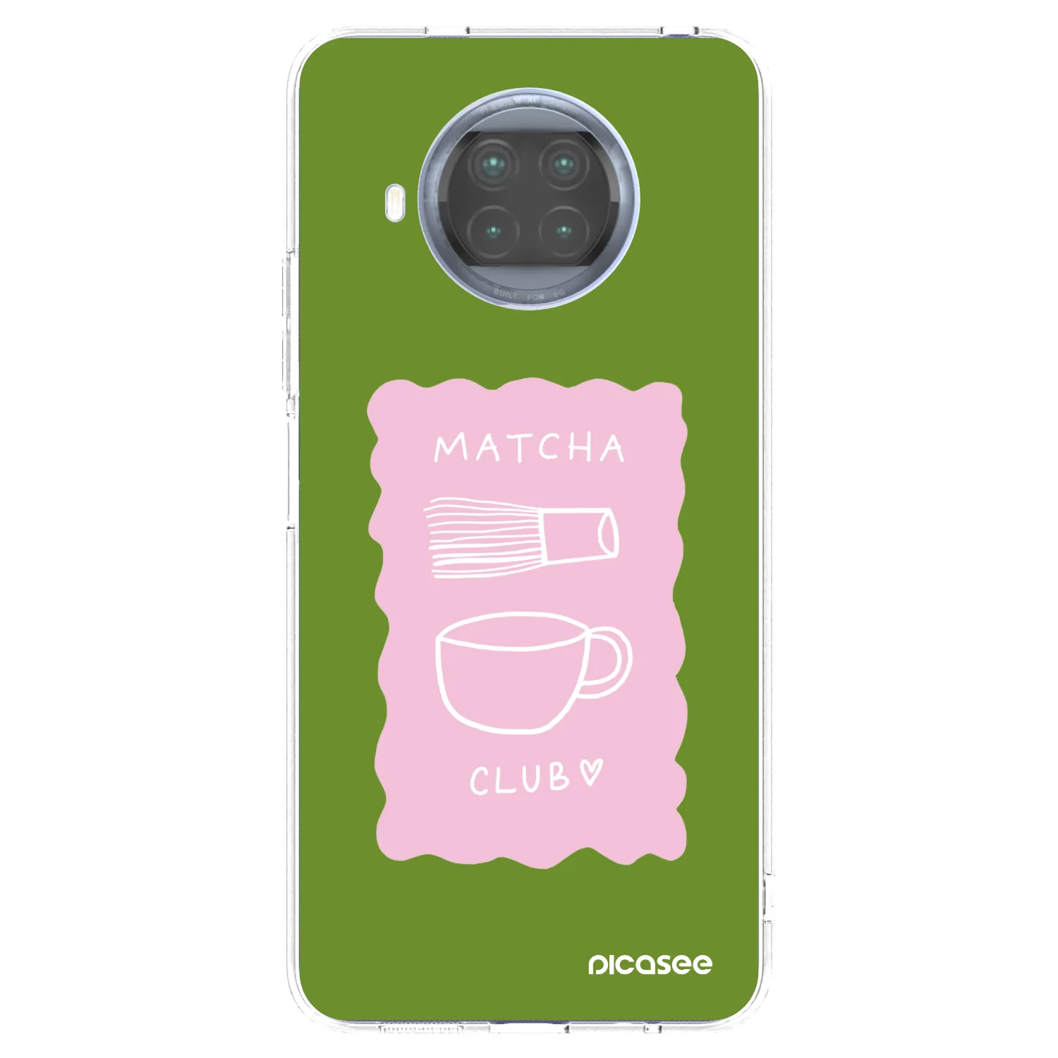 Picasee silikonový průhledný obal pro Xiaomi Mi 10T Lite - Matcha club