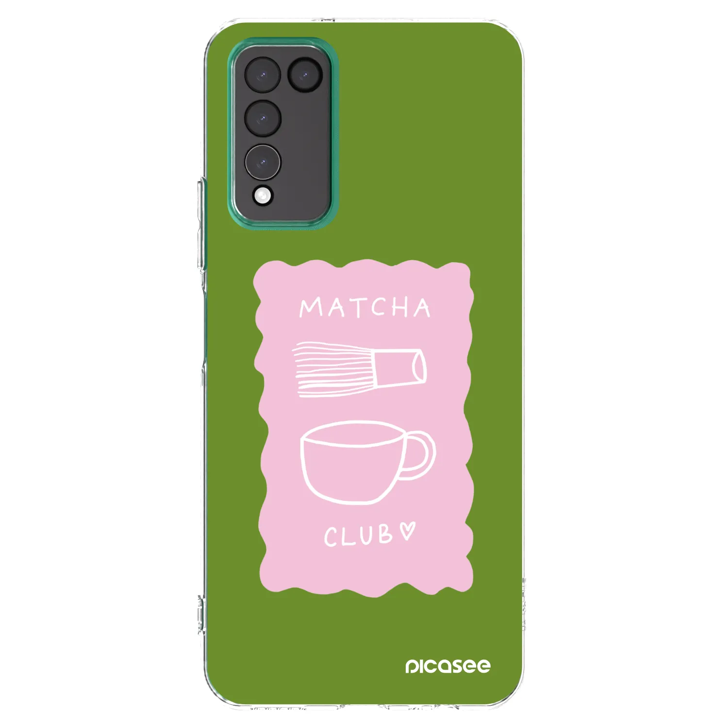 Picasee silikonový průhledný obal pro Honor 10X Lite - Matcha club