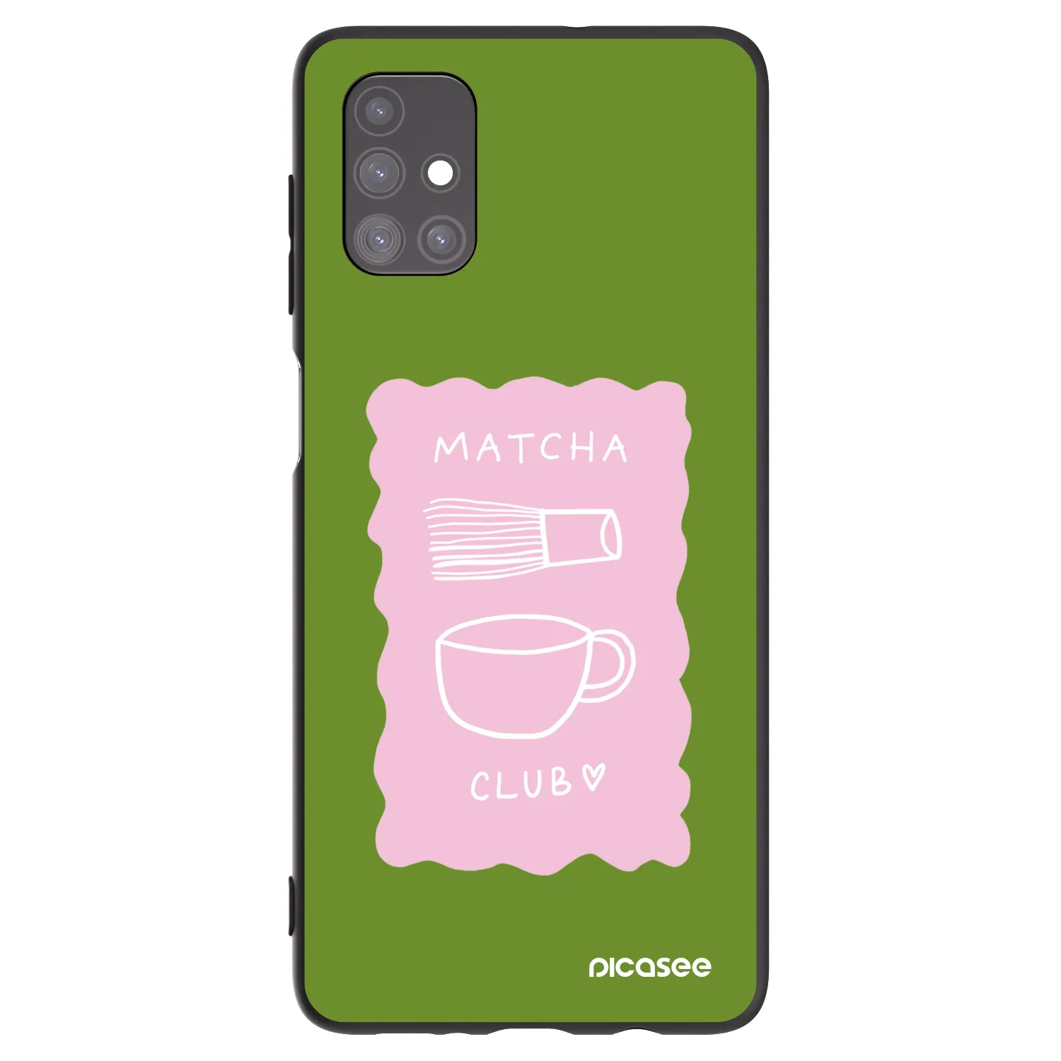 Picasee silikonový černý obal pro Samsung Galaxy M51 M515F - Matcha club