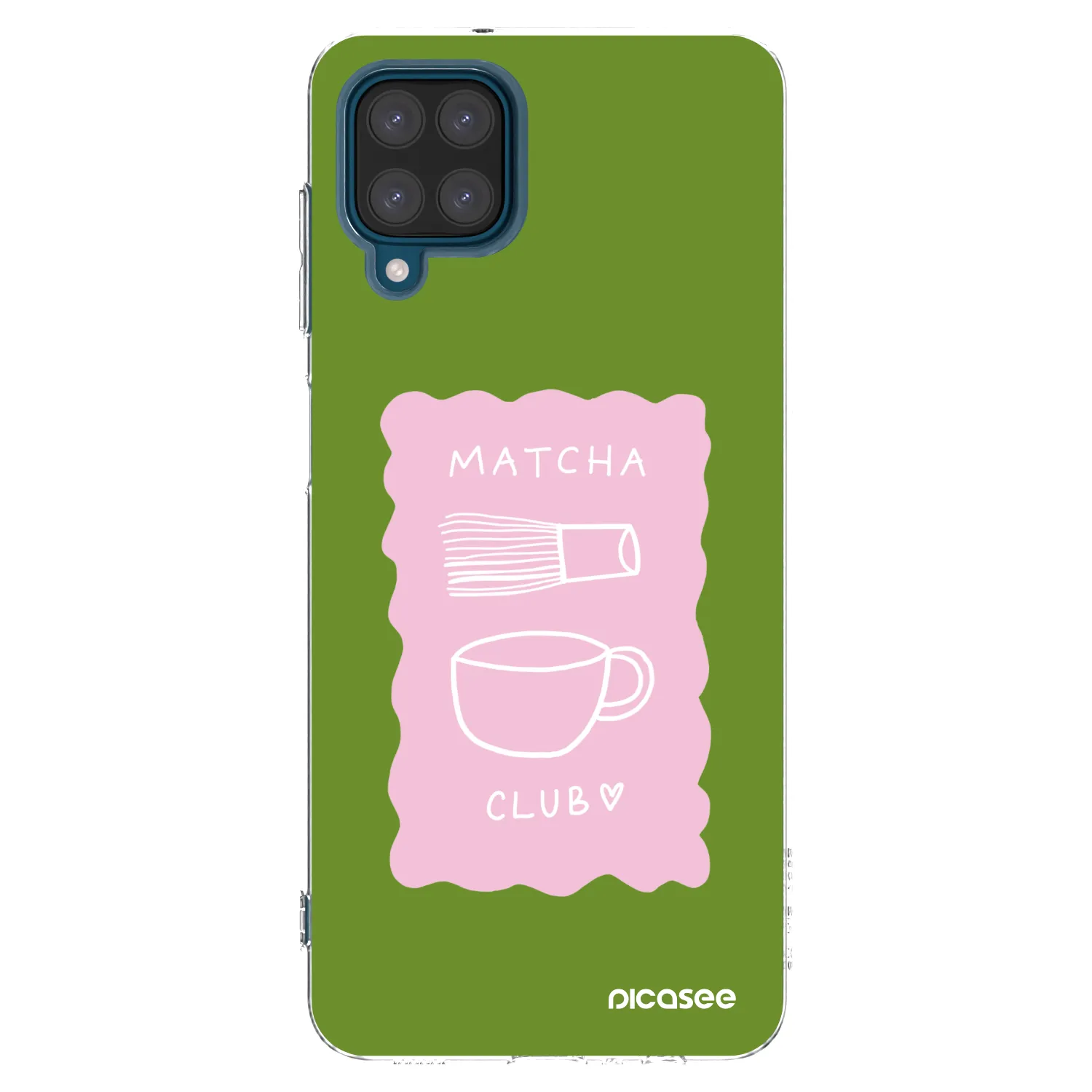 Picasee silikonový průhledný obal pro Samsung Galaxy A12 A125F - Matcha club