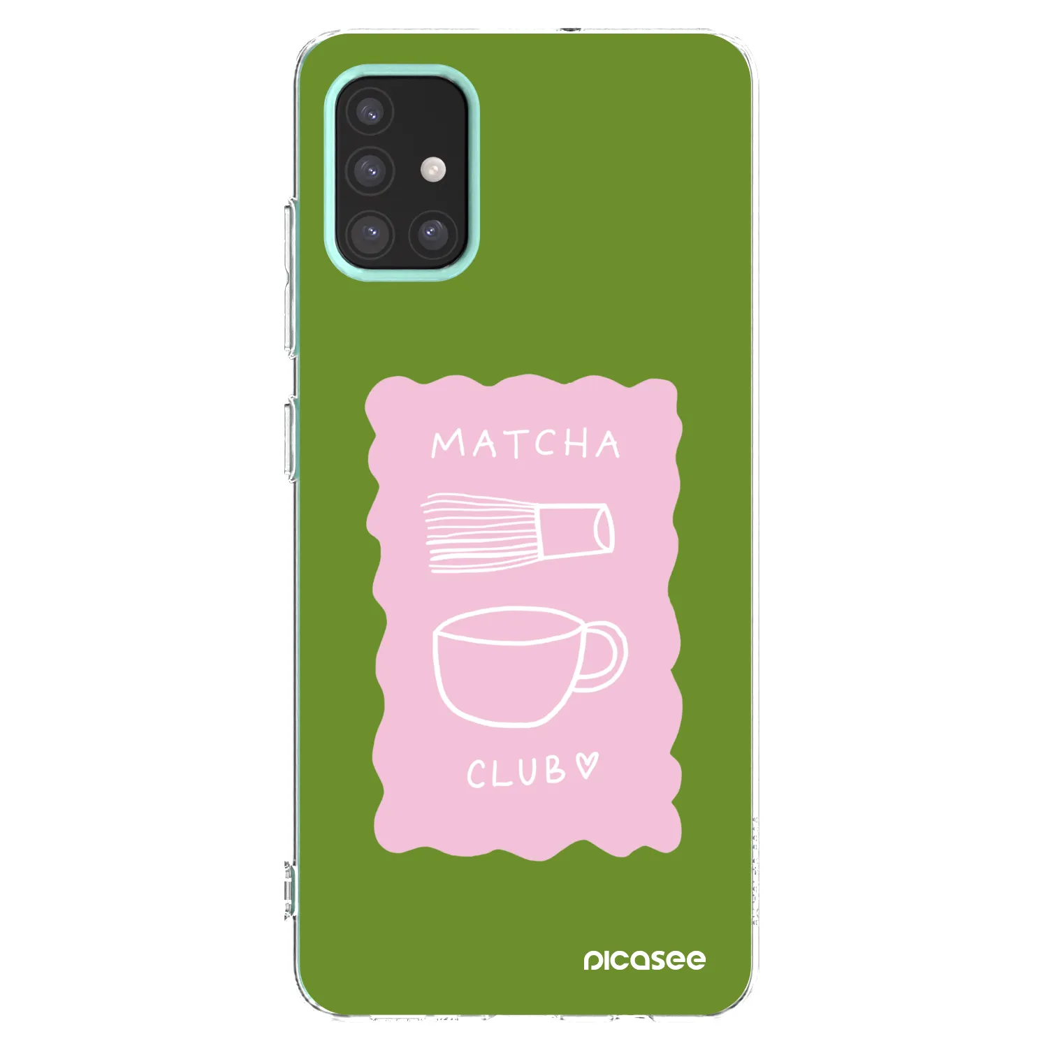 Picasee silikonový průhledný obal pro Samsung Galaxy M31s - Matcha club