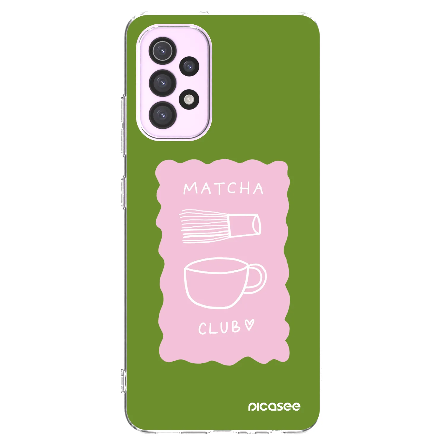 Picasee silikonový průhledný obal pro Samsung Galaxy A32 5G A326B - Matcha club