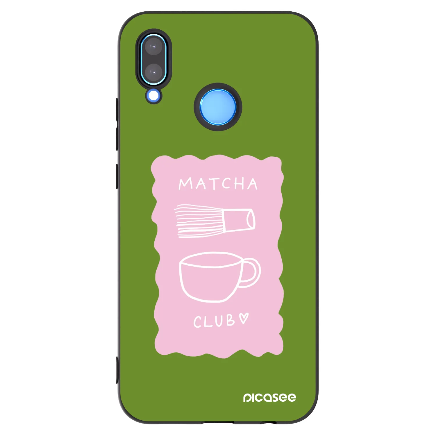 Picasee silikonový černý obal pro Huawei P20 Lite - Matcha club