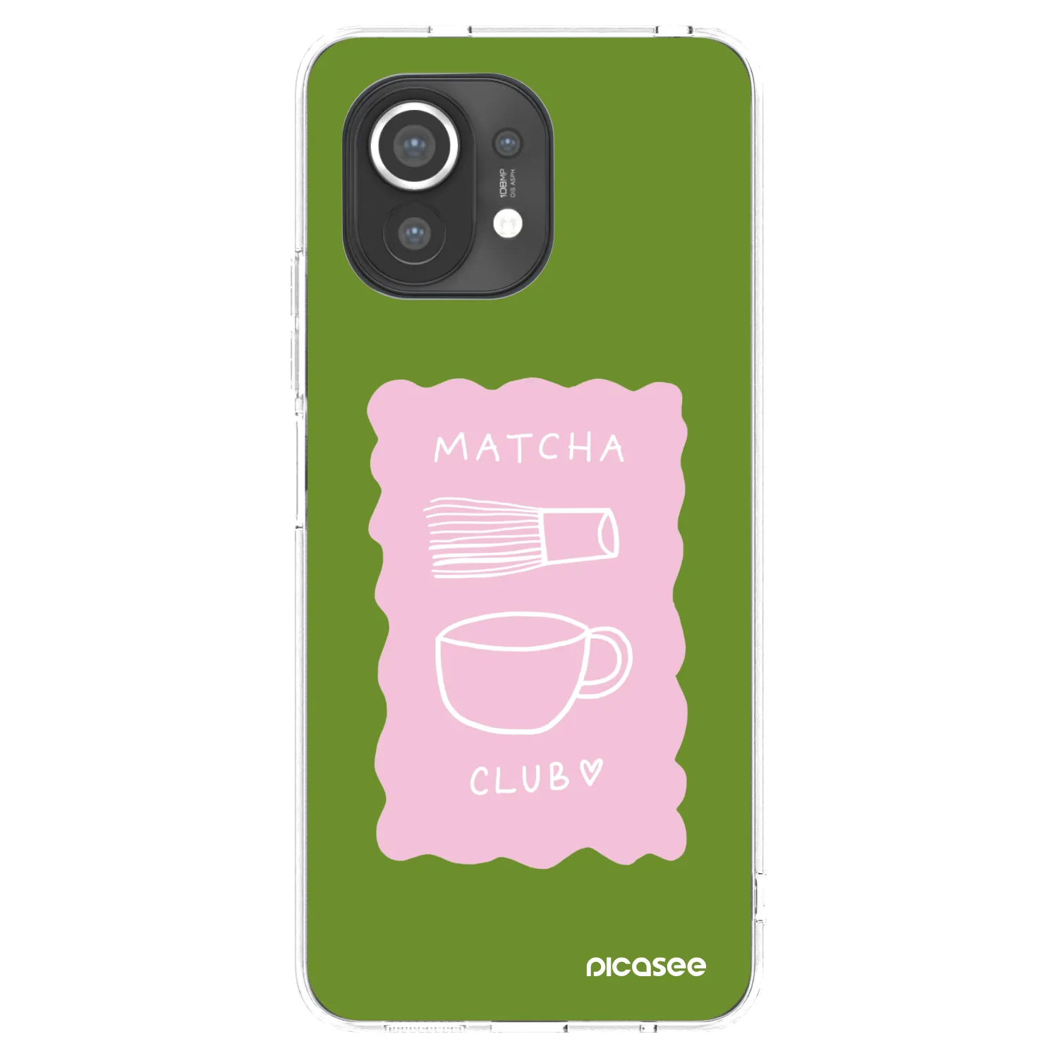 Picasee silikonový průhledný obal pro Xiaomi Mi 11 - Matcha club