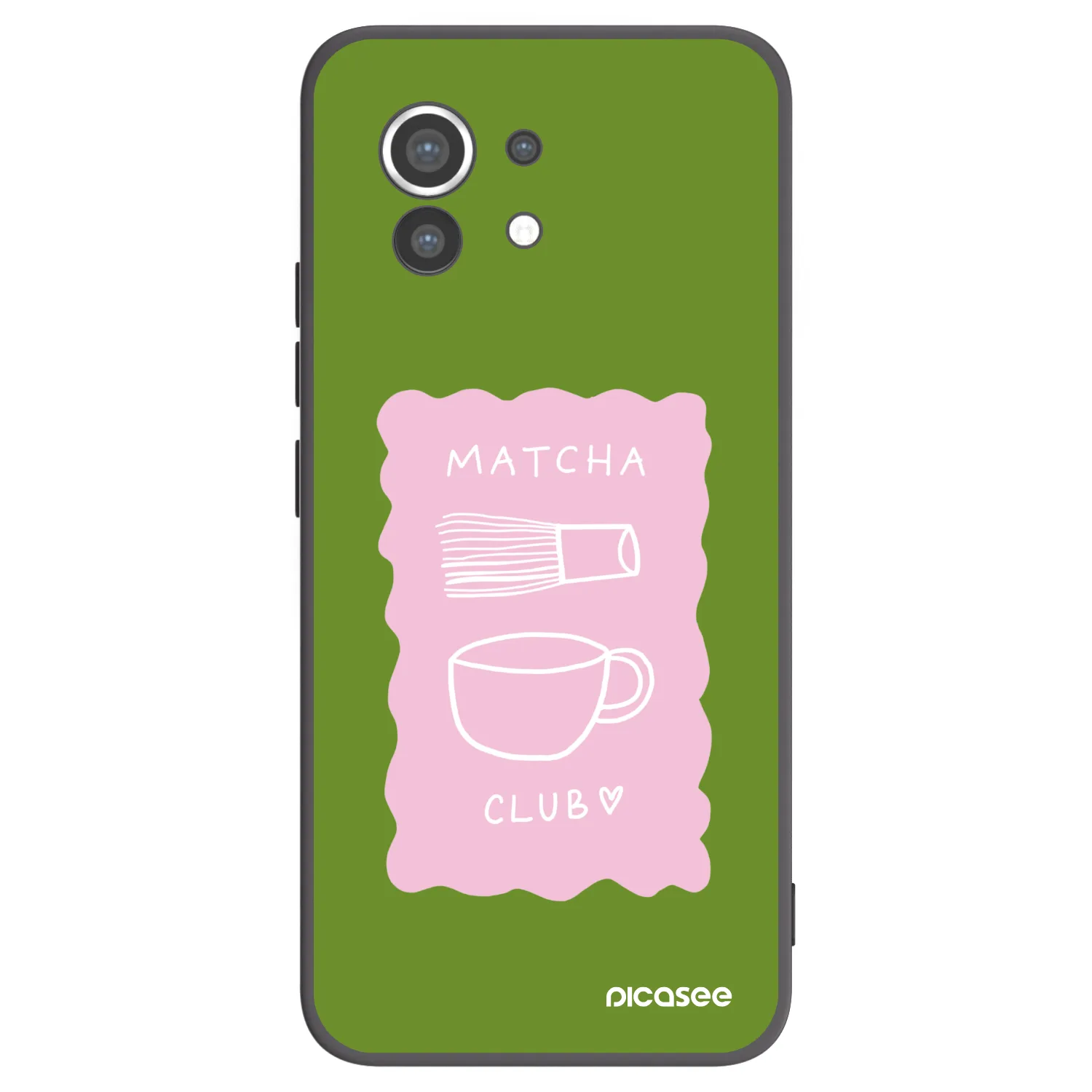Picasee silikonový černý obal pro Xiaomi Mi 11 - Matcha club