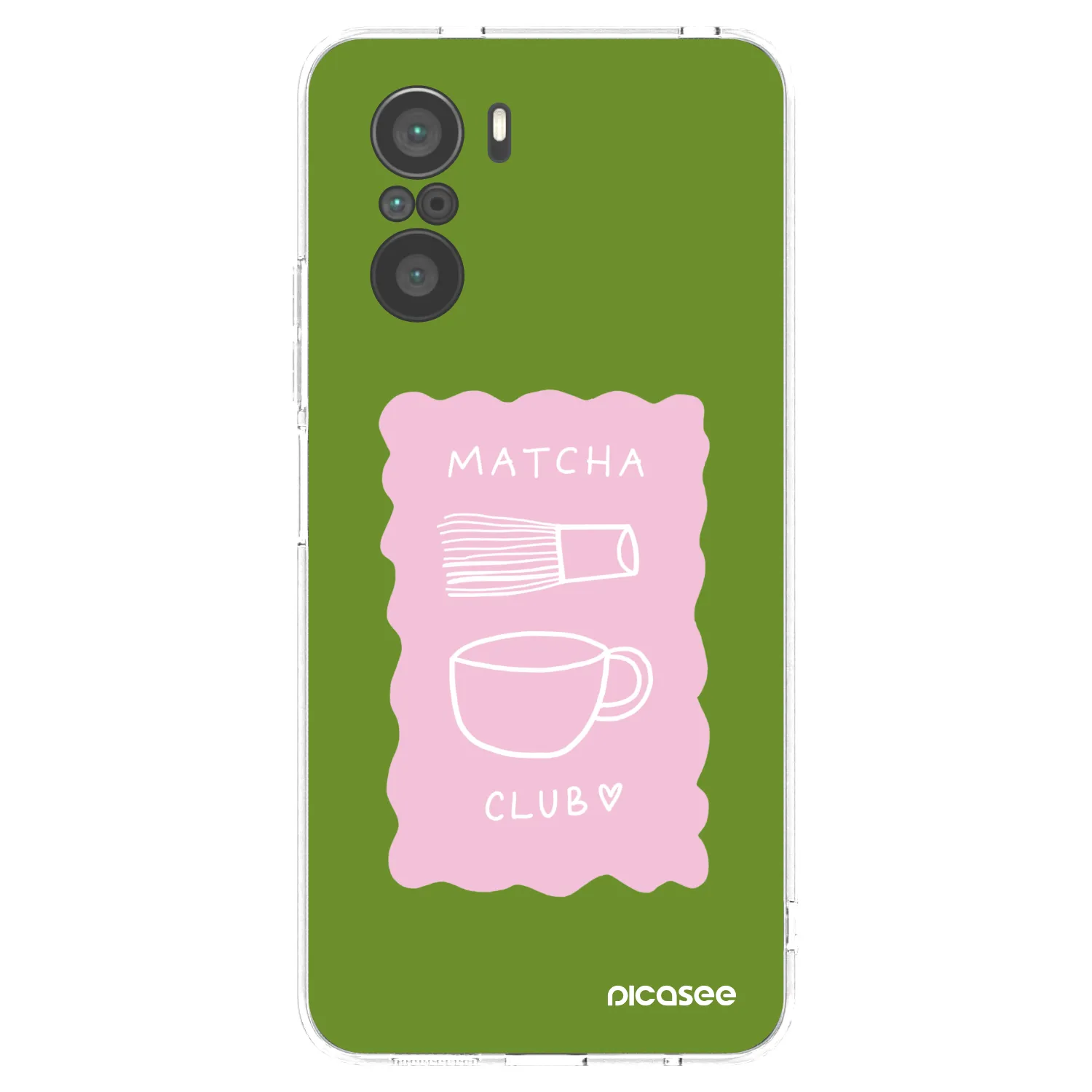 Picasee silikonový průhledný obal pro Xiaomi Poco F3 - Matcha club