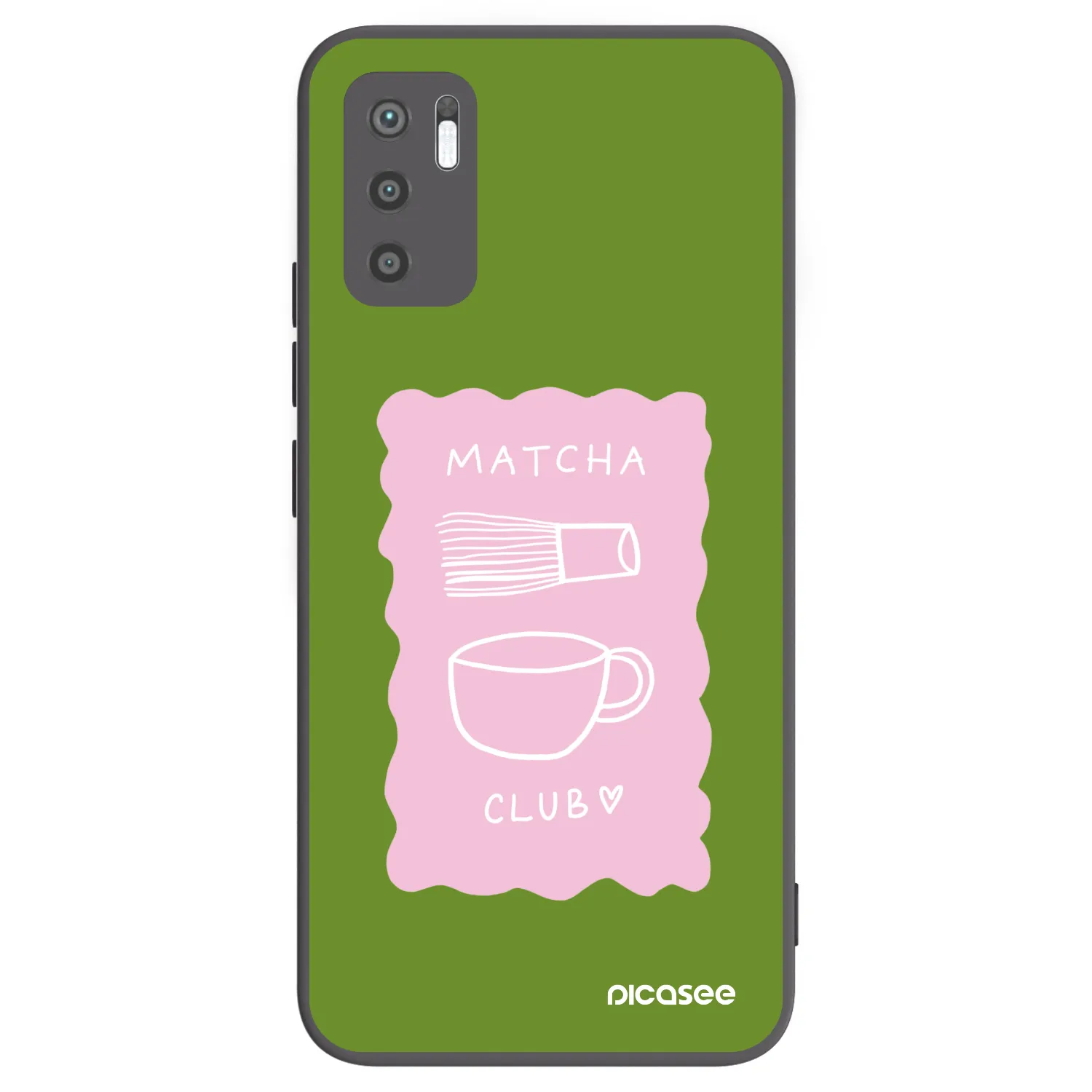 Picasee silikonový černý obal pro Xiaomi Redmi Note 10 5G - Matcha club