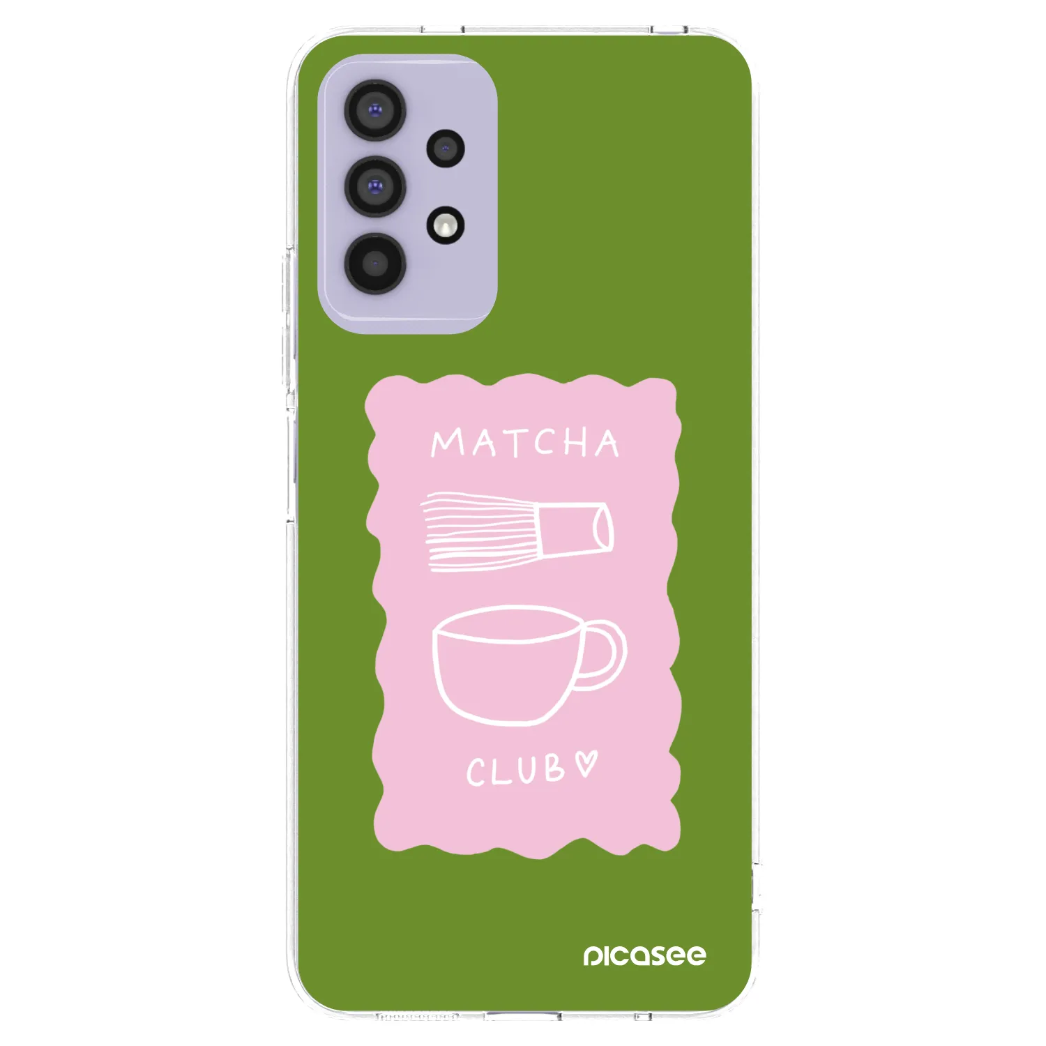 Picasee silikonový průhledný obal pro Samsung Galaxy A32 4G SM-A325F - Matcha club
