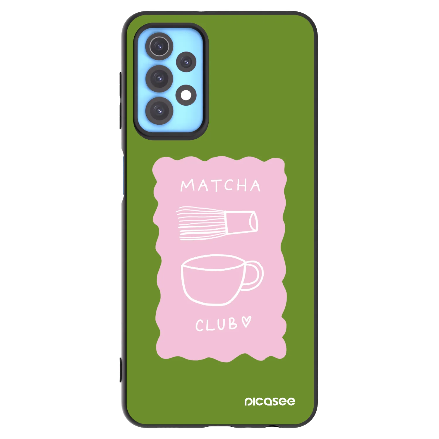 Picasee silikonový černý obal pro Samsung Galaxy A32 4G SM-A325F - Matcha club