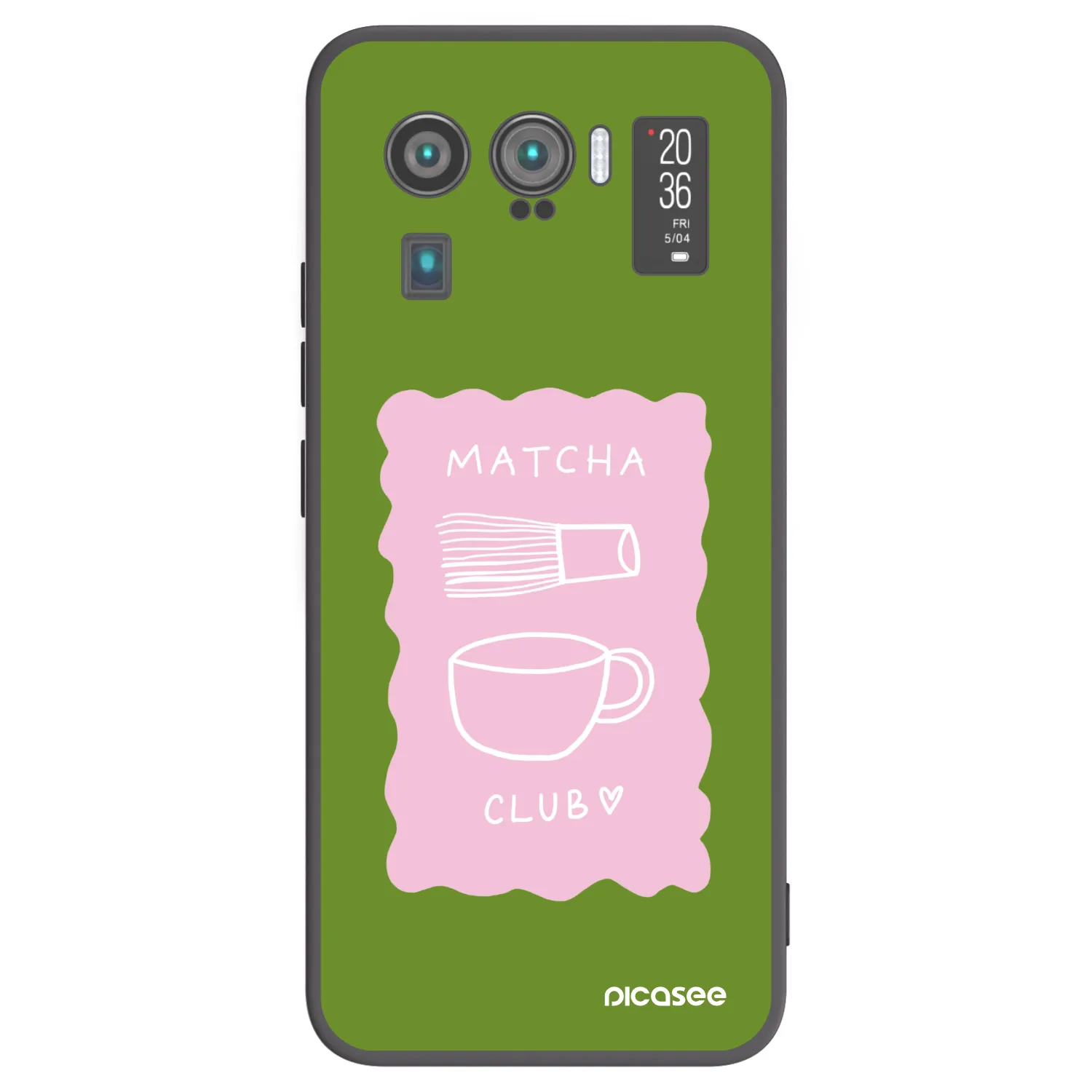 Picasee silikonový černý obal pro Xiaomi Mi 11 Ultra - Matcha club