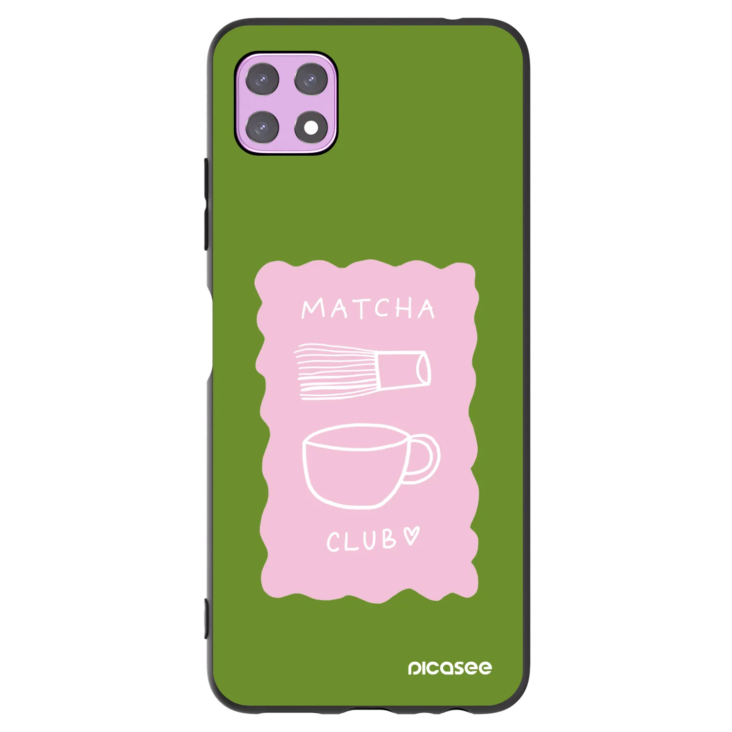 Picasee silikonový černý obal pro Samsung Galaxy A22 A226B 5G - Matcha club