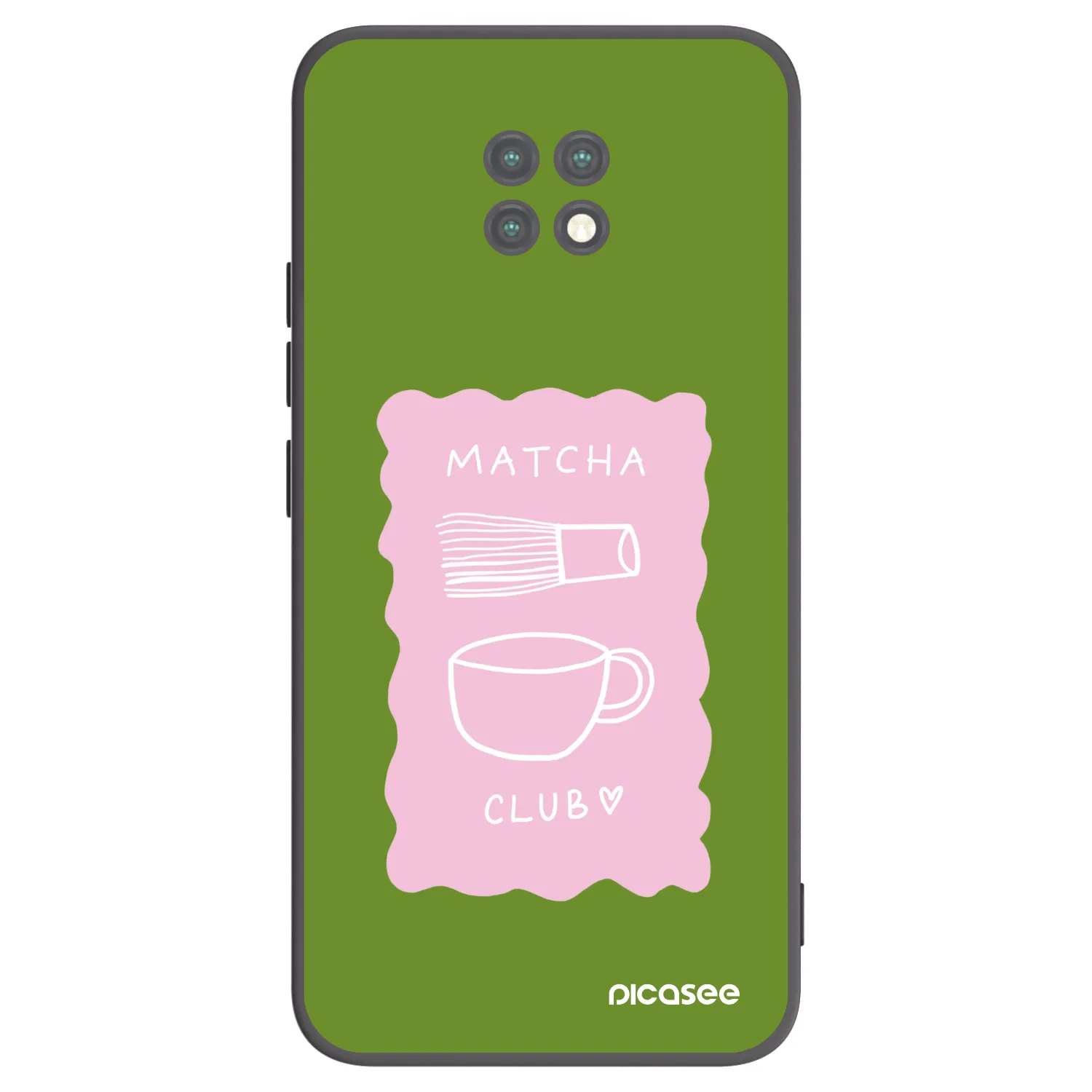 Picasee silikonový černý obal pro Xiaomi Redmi Note 9T - Matcha club