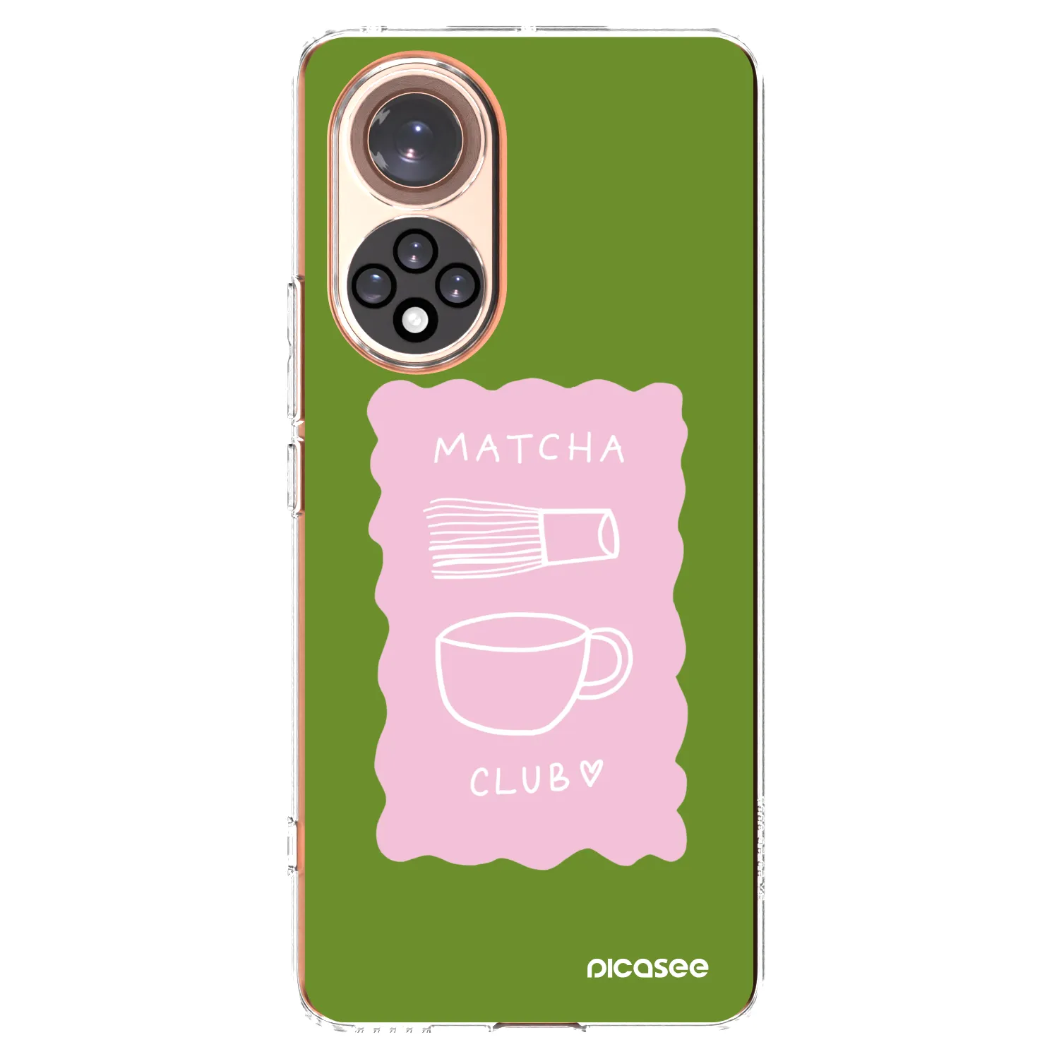 Picasee silikonový průhledný obal pro Honor 50 5G - Matcha club