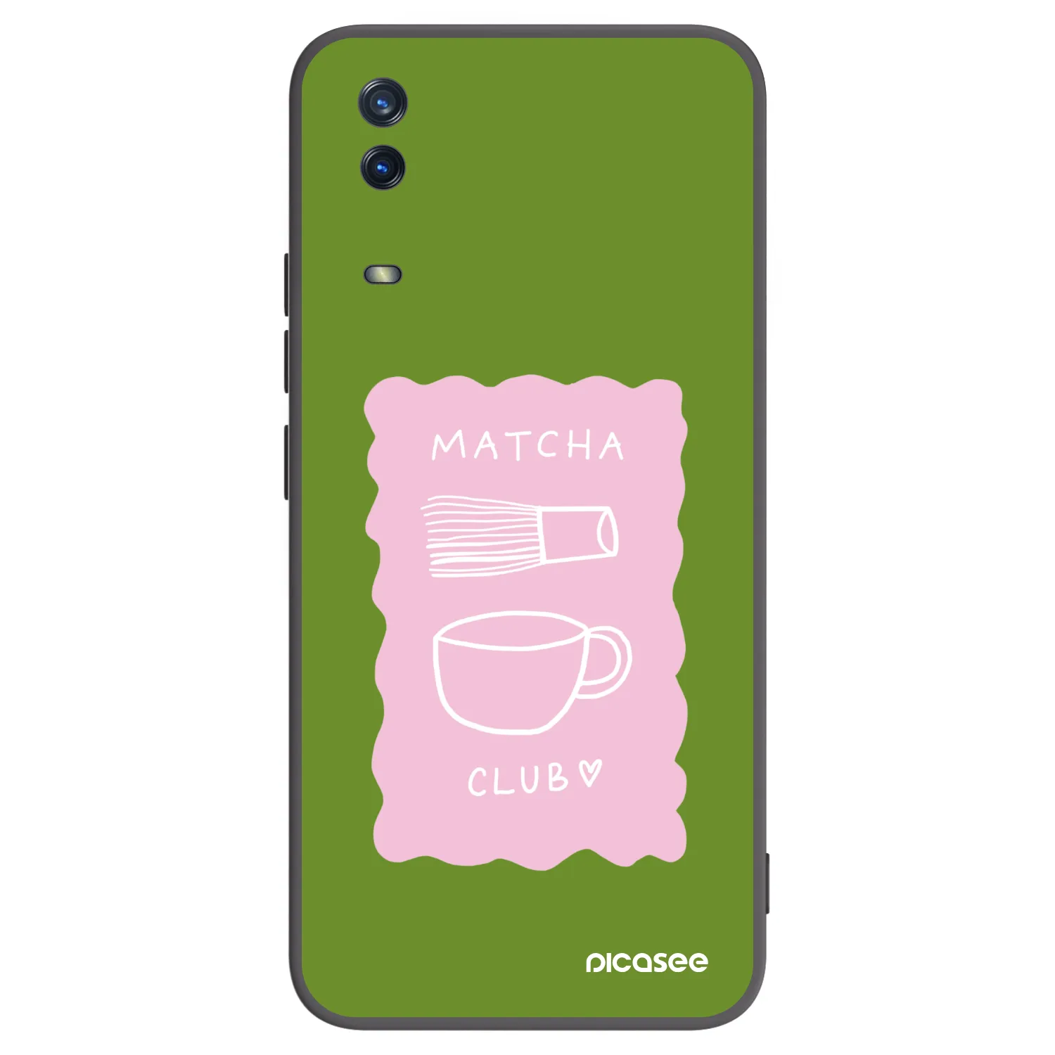 Picasee silikonový černý obal pro Vivo Y11s - Matcha club
