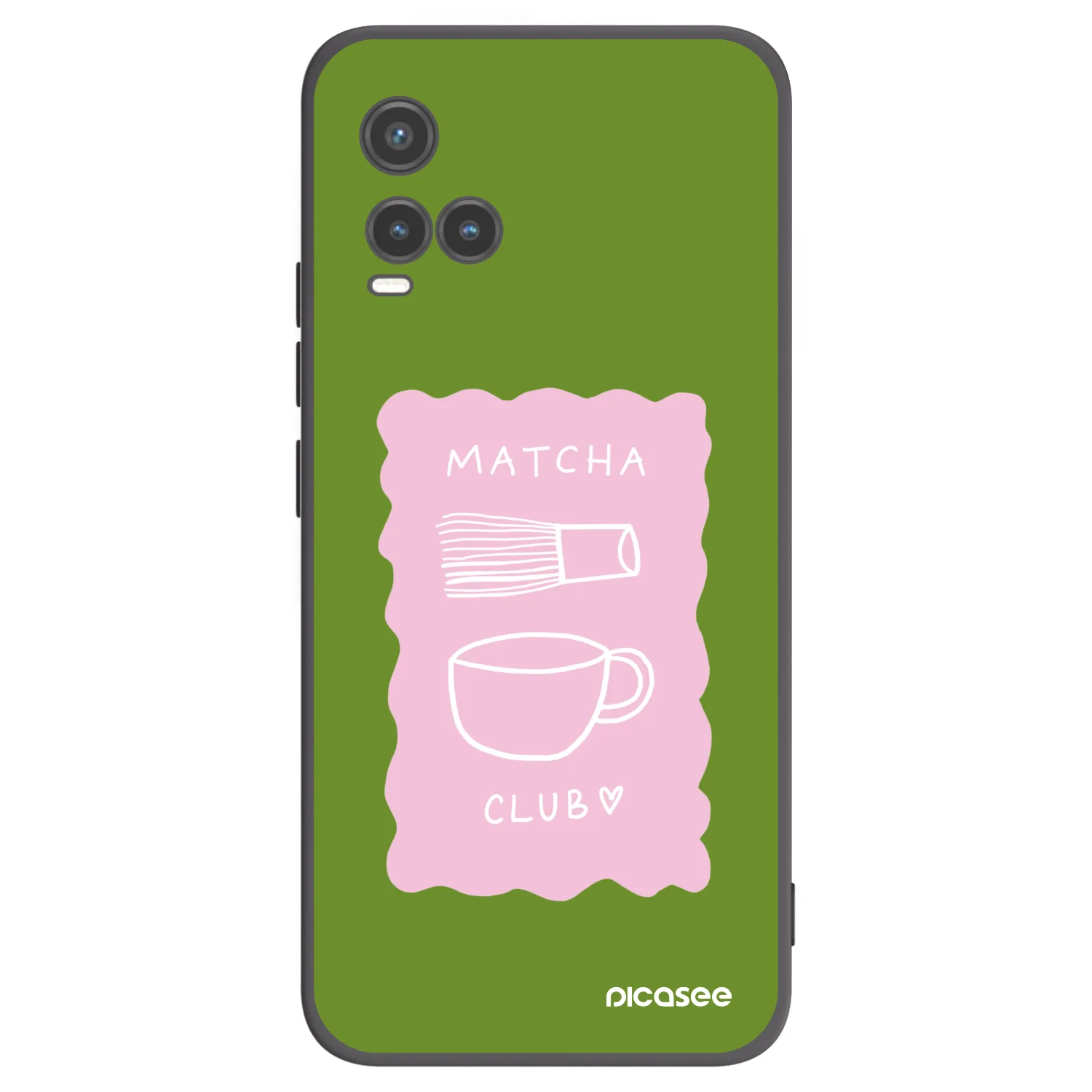 Picasee silikonový černý obal pro Vivo Y33s - Matcha club