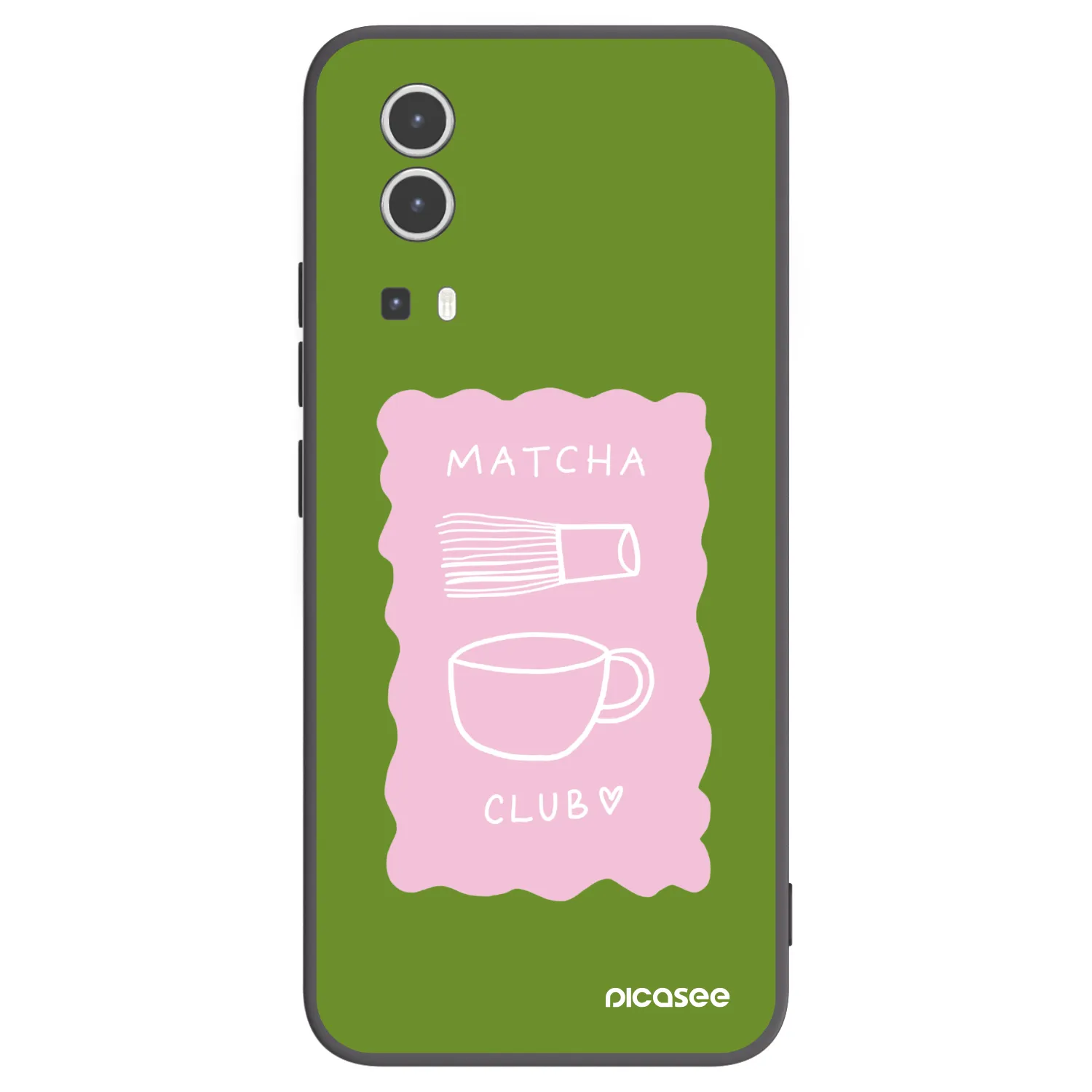 Picasee silikonový černý obal pro Vivo Y72 5G - Matcha club