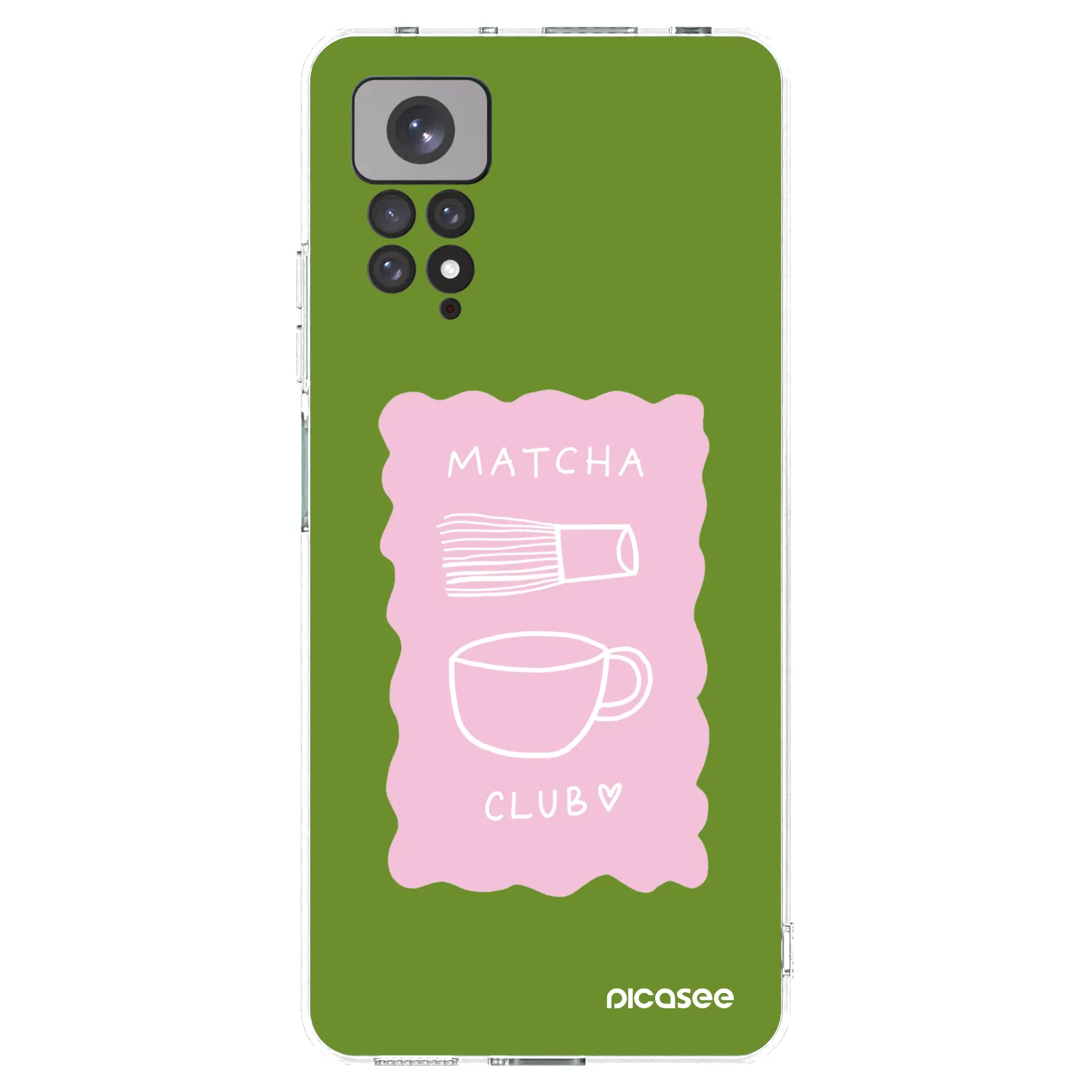 Picasee silikonový průhledný obal pro Xiaomi Redmi Note 11S 4G - Matcha club