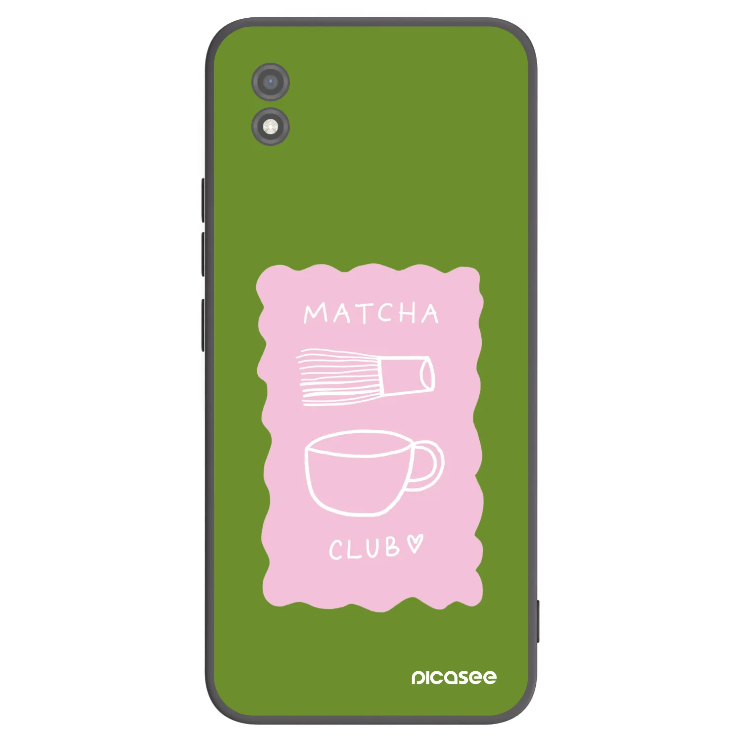 Picasee silikonový černý obal pro Realme C11 (2021) - Matcha club