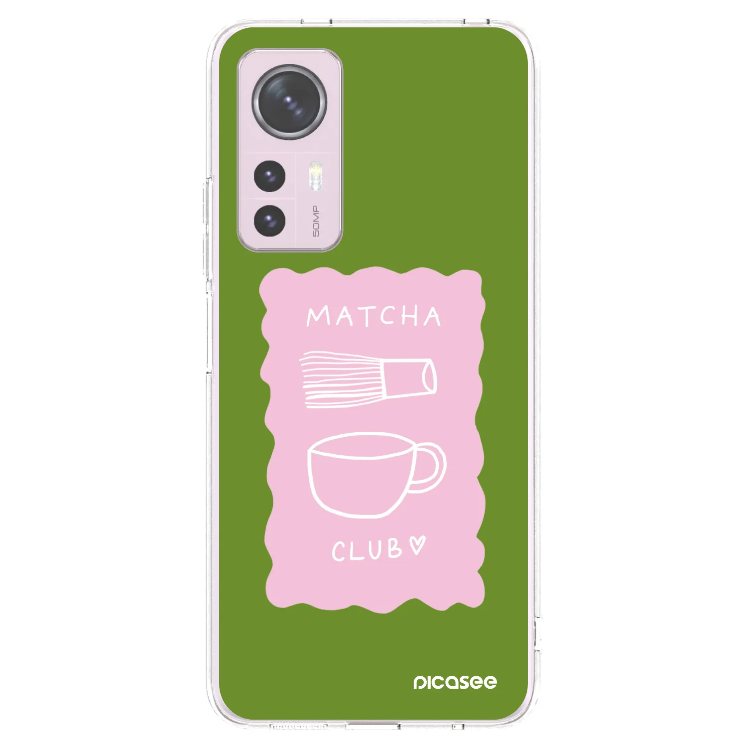 Picasee silikonový průhledný obal pro Xiaomi 12 - Matcha club