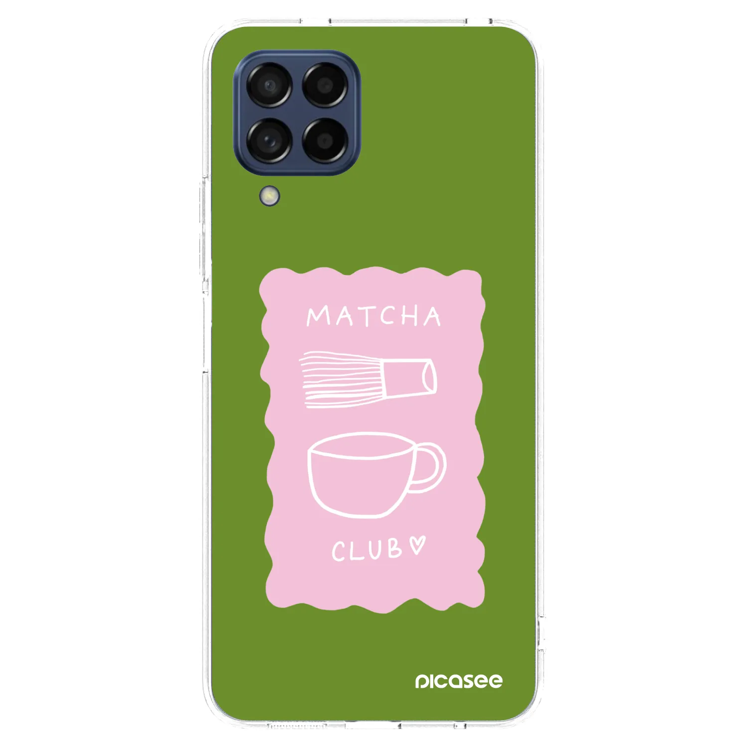 Picasee silikonový průhledný obal pro Samsung Galaxy M53 5G - Matcha club