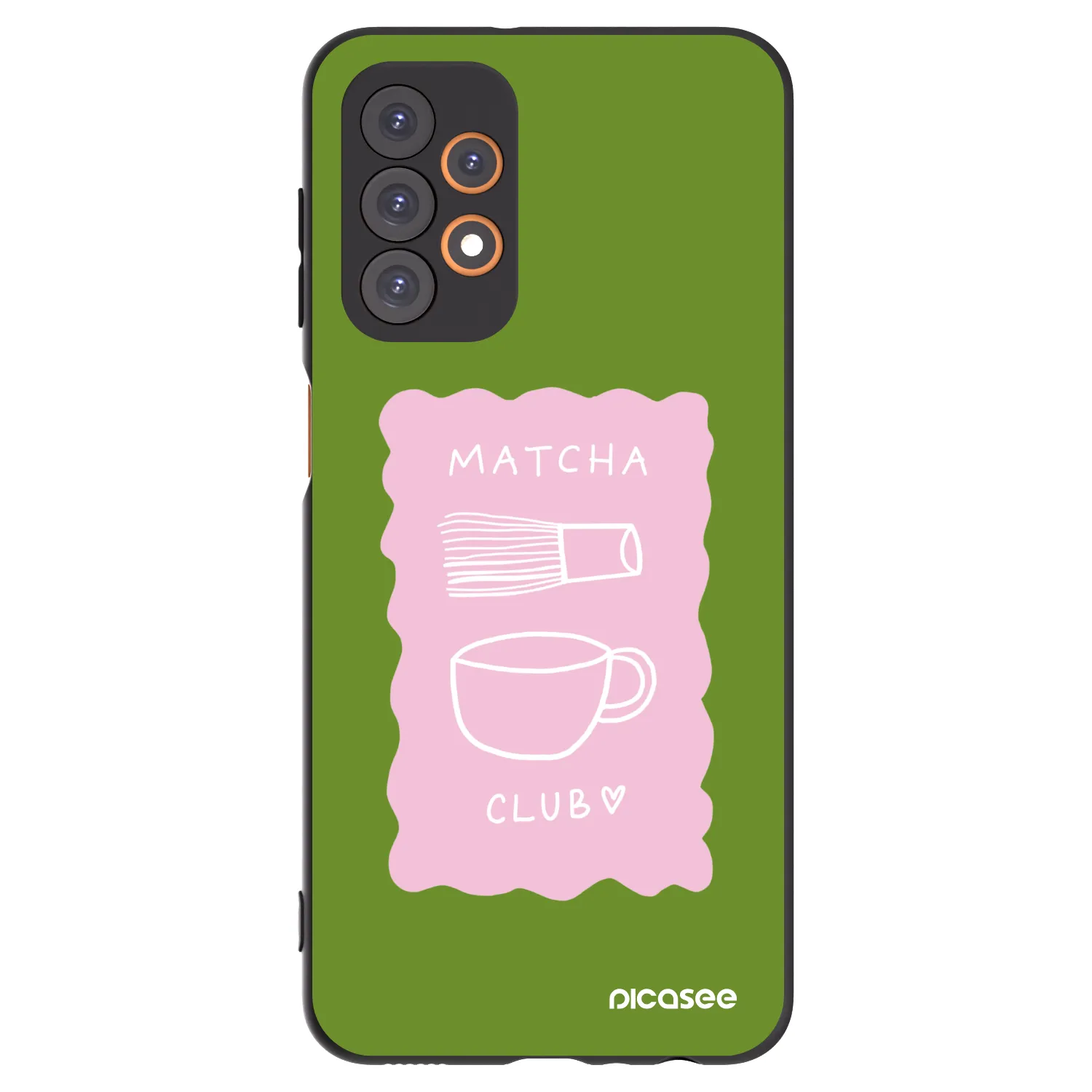 Picasee silikonový černý obal pro Samsung Galaxy A23 A235F 4G - Matcha club