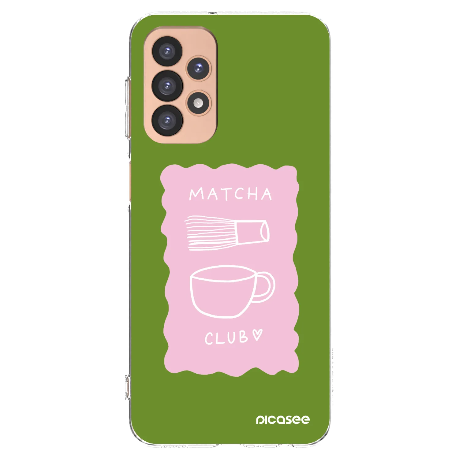 Picasee silikonový průhledný obal pro Samsung Galaxy A23 A236B 5G - Matcha club