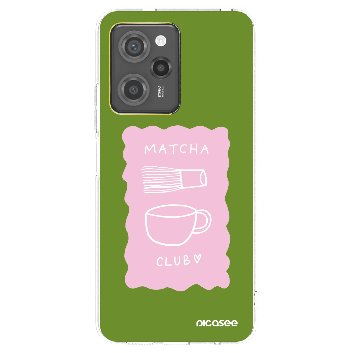 Picasee silikonový černý obal pro Xiaomi Poco X5 Pro - Matcha club