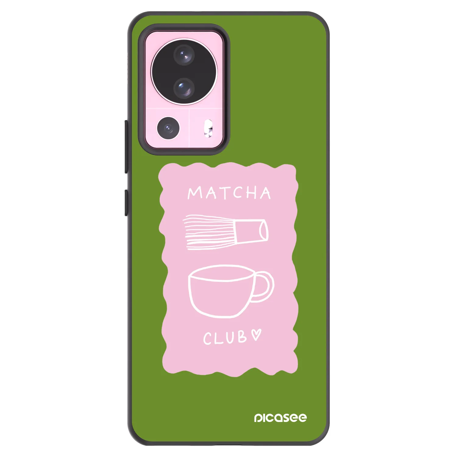 Picasee silikonový černý obal pro Xiaomi 13 Lite - Matcha club