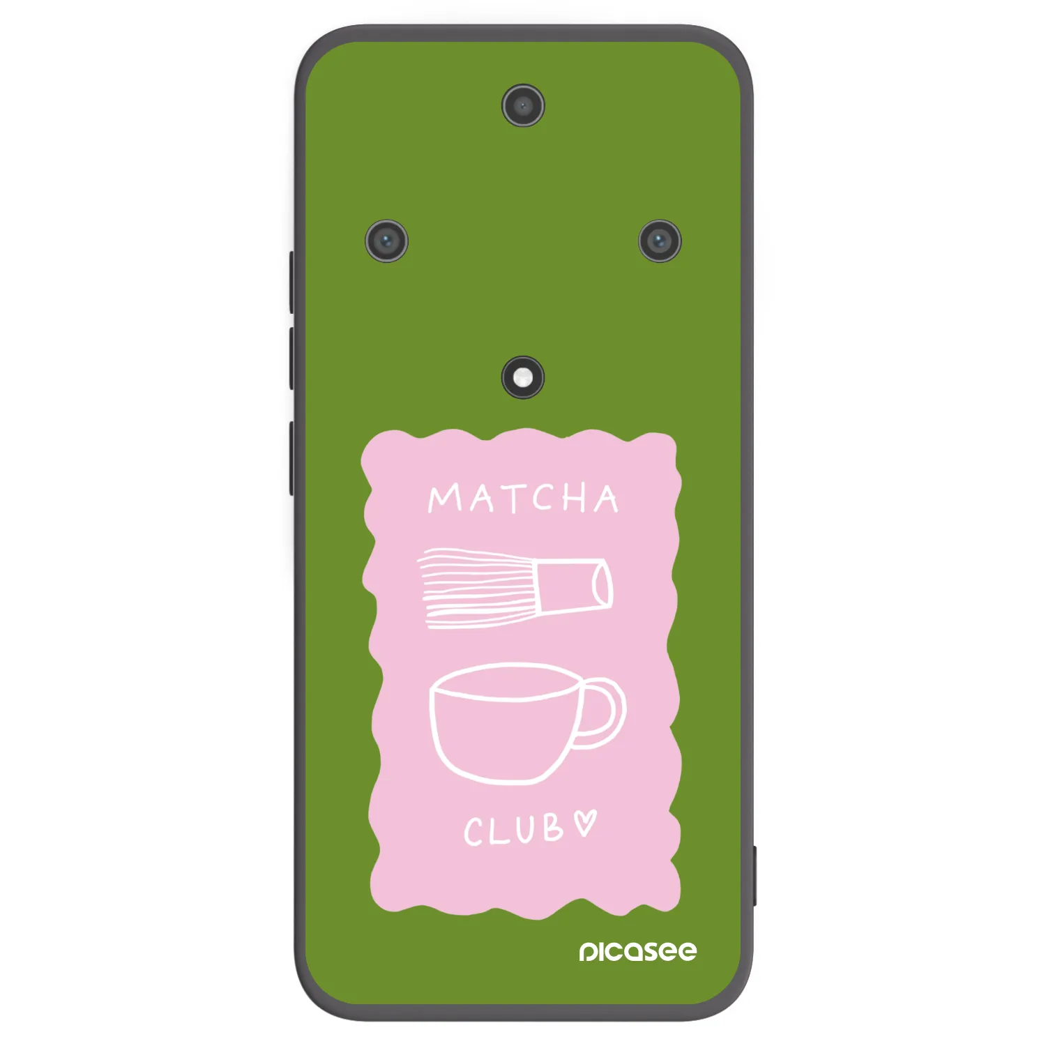 Picasee silikonový černý obal pro Honor Magic5 Lite 5G - Matcha club