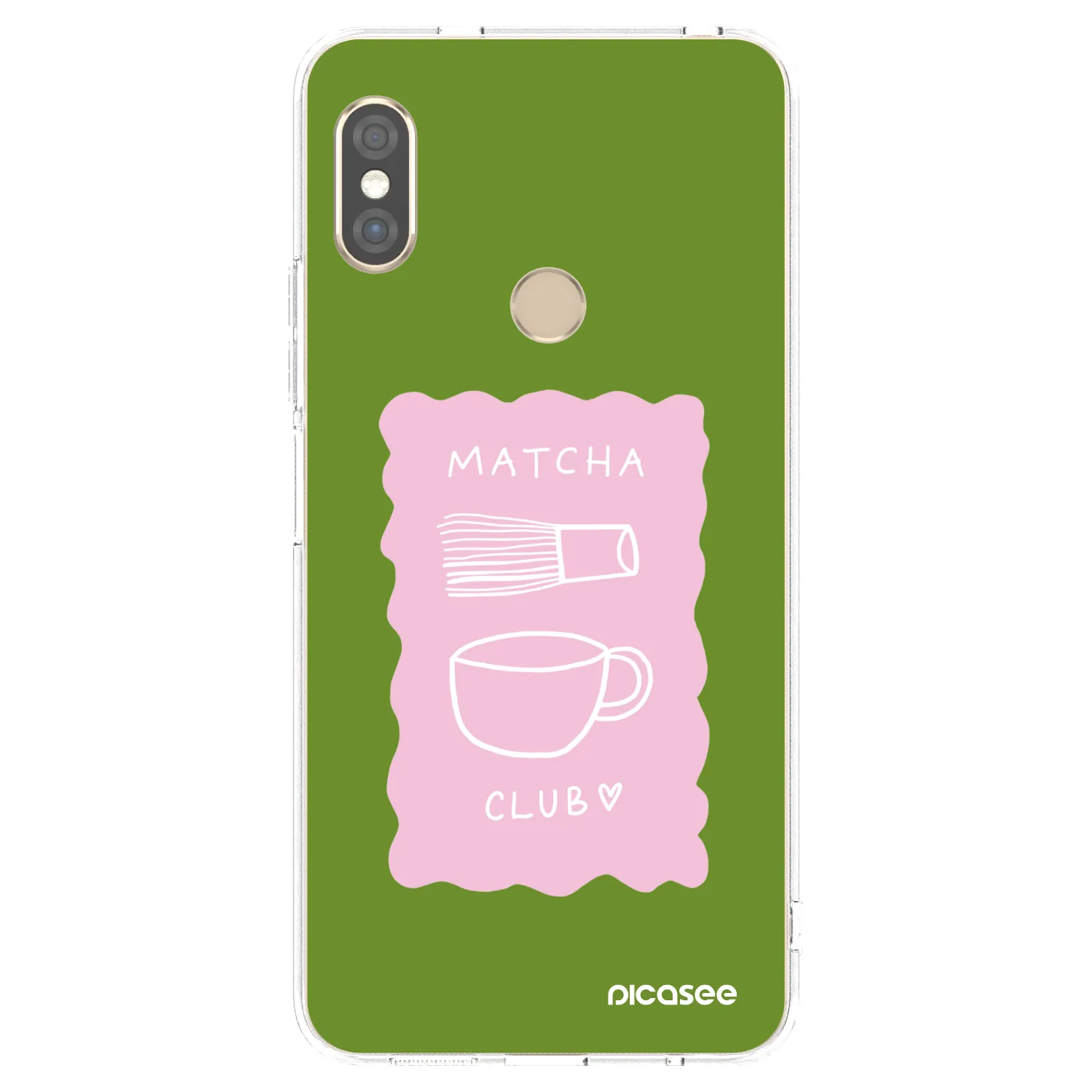 Picasee silikonový průhledný obal pro Xiaomi Redmi Note 5 Global - Matcha club