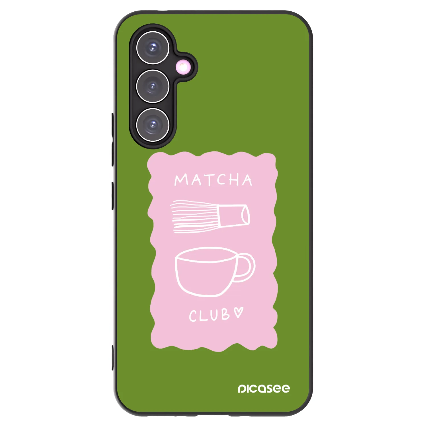 Picasee silikonový černý obal pro Samsung Galaxy A54 5G A546B - Matcha club