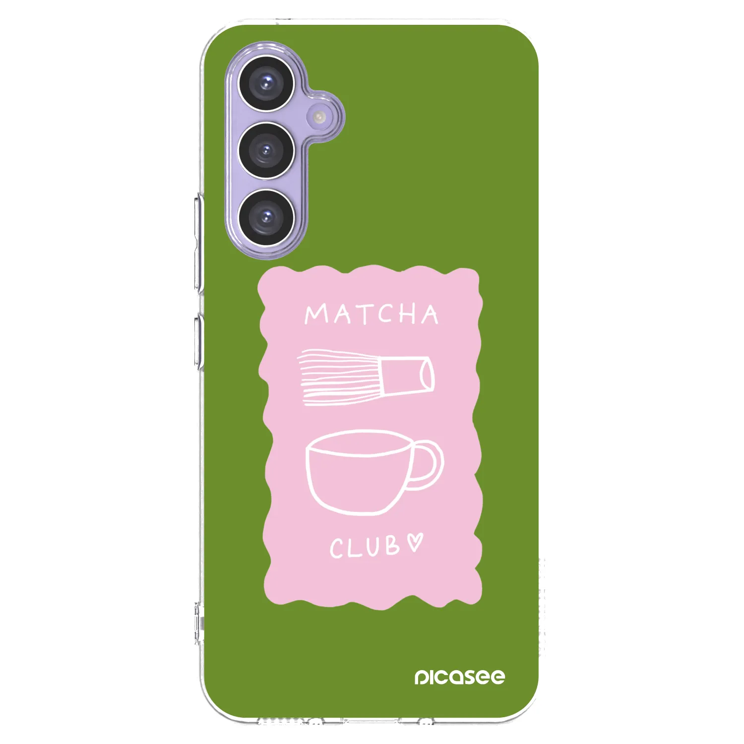 Picasee silikonový průhledný obal pro Samsung Galaxy A54 5G A546B - Matcha club