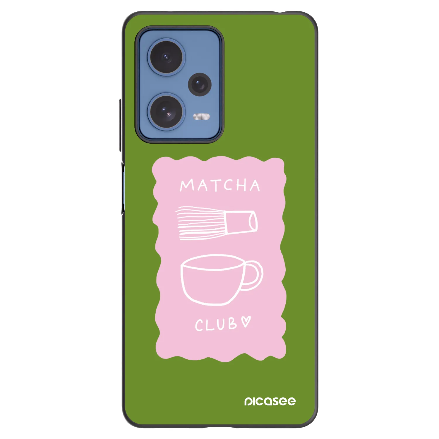Picasee silikonový černý obal pro Xiaomi Redmi Note 12 Pro 5G - Matcha club