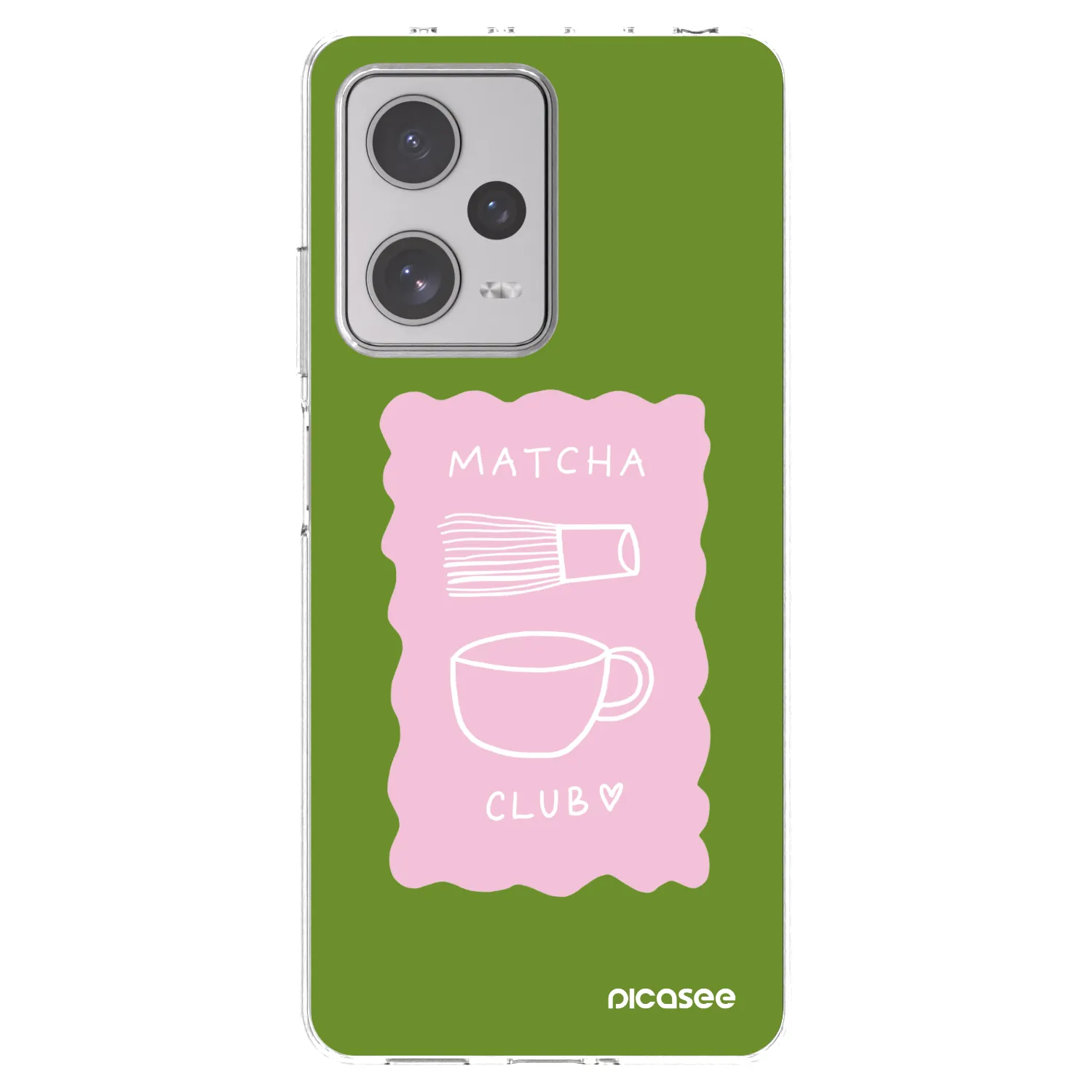 Picasee silikonový průhledný obal pro Xiaomi Redmi Note 12 Pro+ 5G - Matcha club