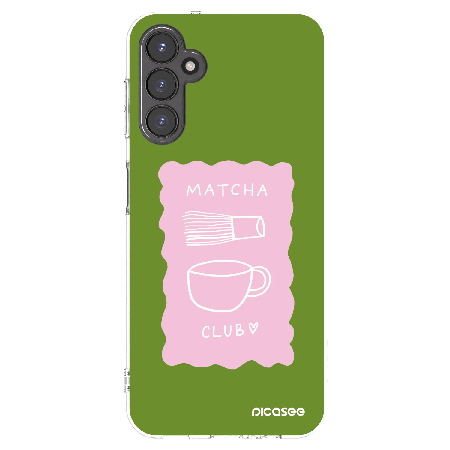 Picasee silikonový průhledný obal pro Samsung Galaxy A14 5G A146P - Matcha club