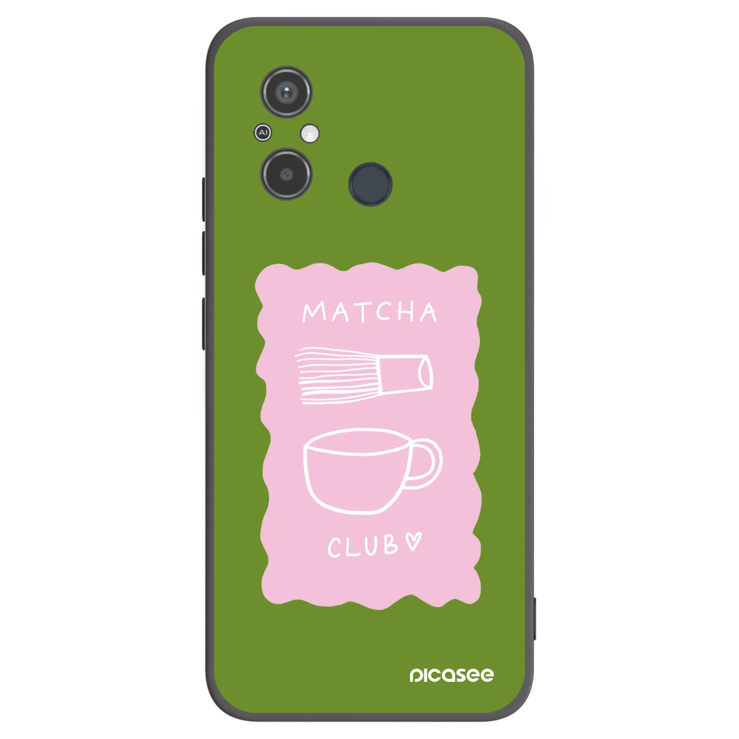 Picasee silikonový černý obal pro Xiaomi Redmi 12C - Matcha club