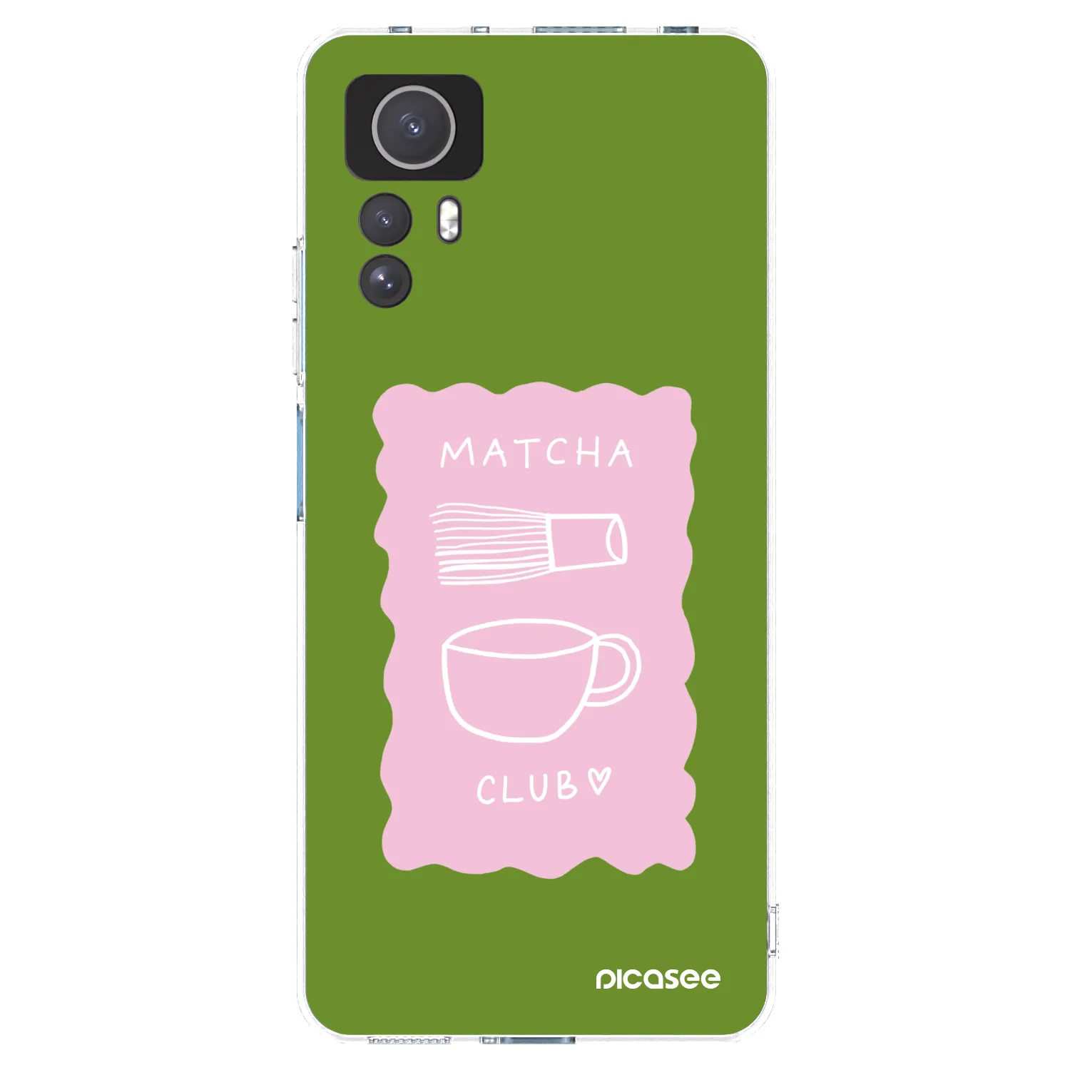 Picasee silikonový průhledný obal pro Xiaomi Redmi Note 12S - Matcha club