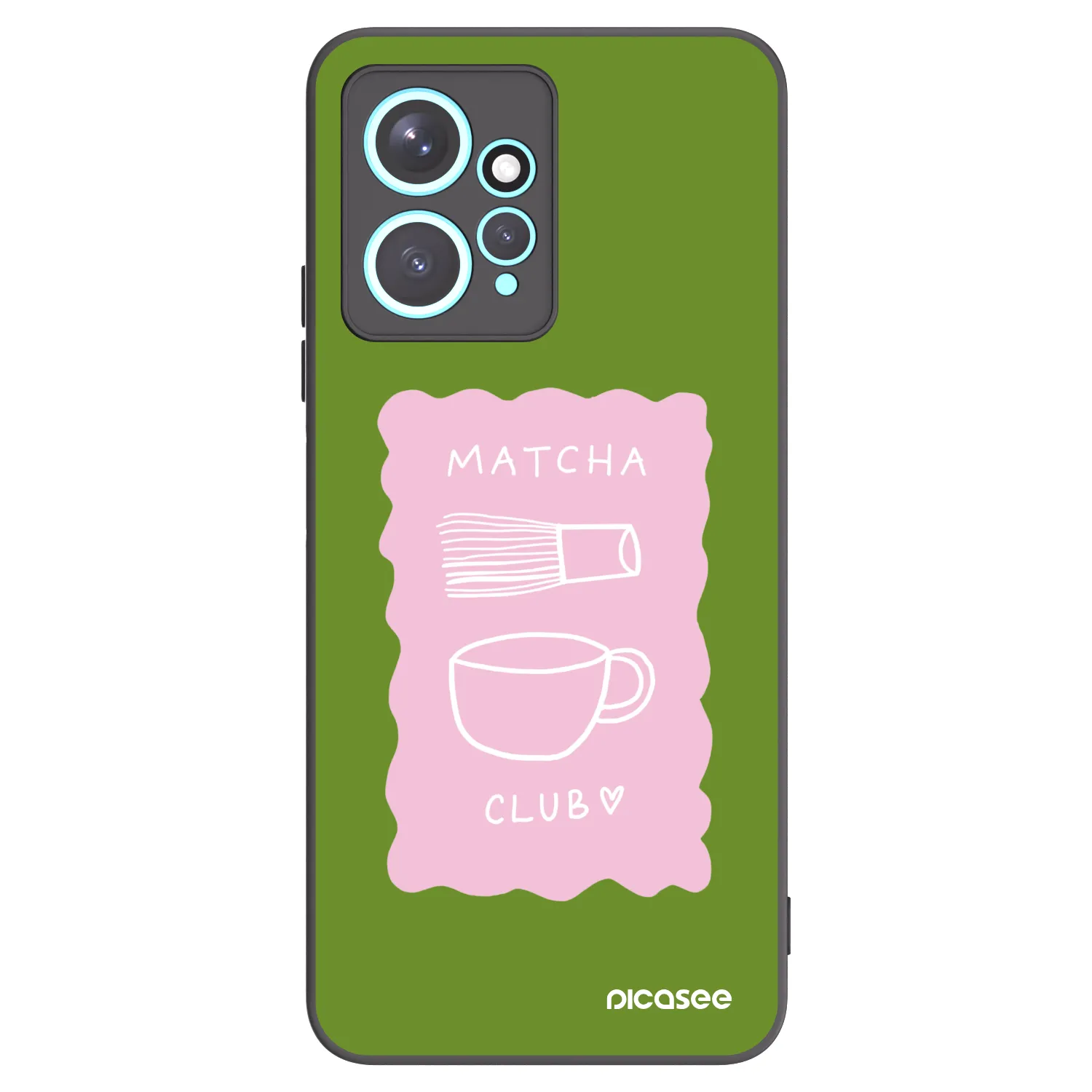Picasee silikonový černý obal pro Xiaomi Redmi Note 12 4G - Matcha club