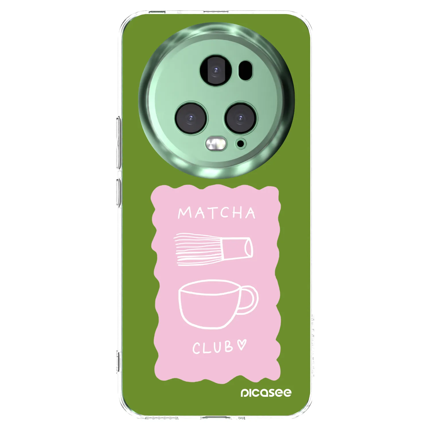 Picasee silikonový průhledný obal pro Honor Magic5 Pro - Matcha club