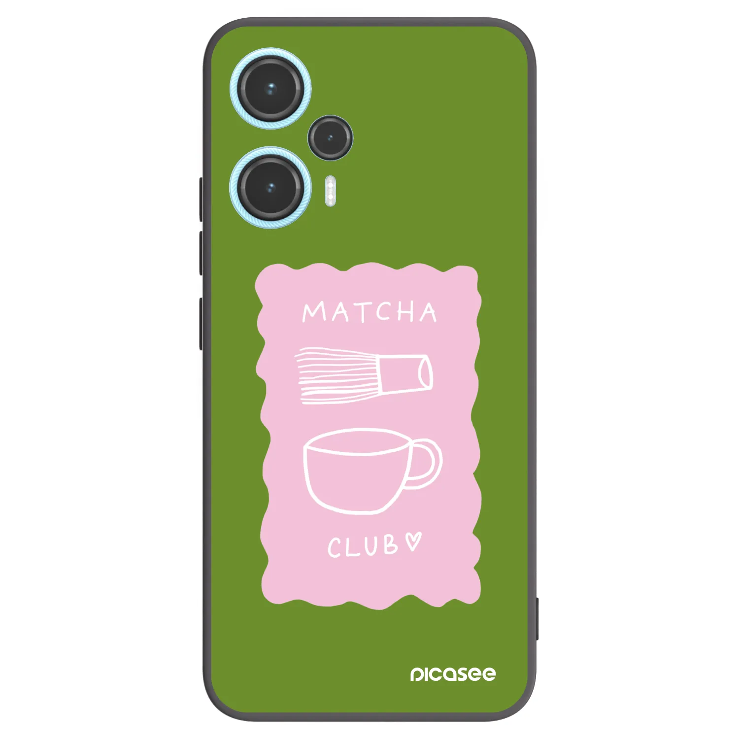 Picasee silikonový černý obal pro Xiaomi Poco F5 - Matcha club