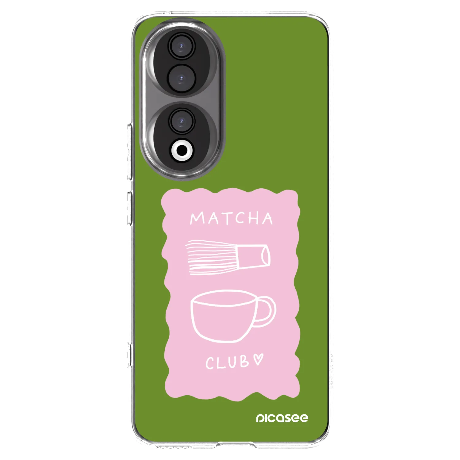 Picasee silikonový průhledný obal pro Honor 90 5G - Matcha club