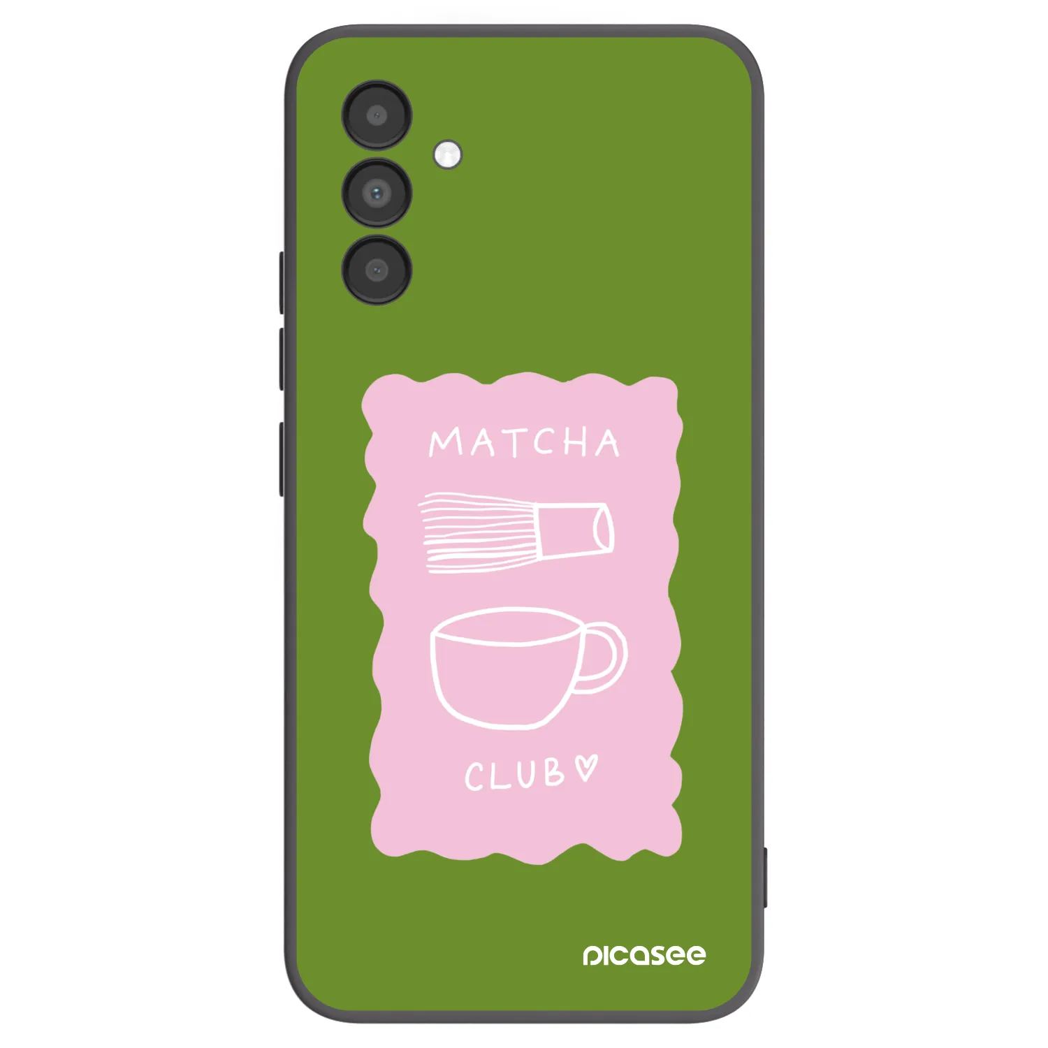 Picasee silikonový černý obal pro Samsung Galaxy A04s A047F - Matcha club
