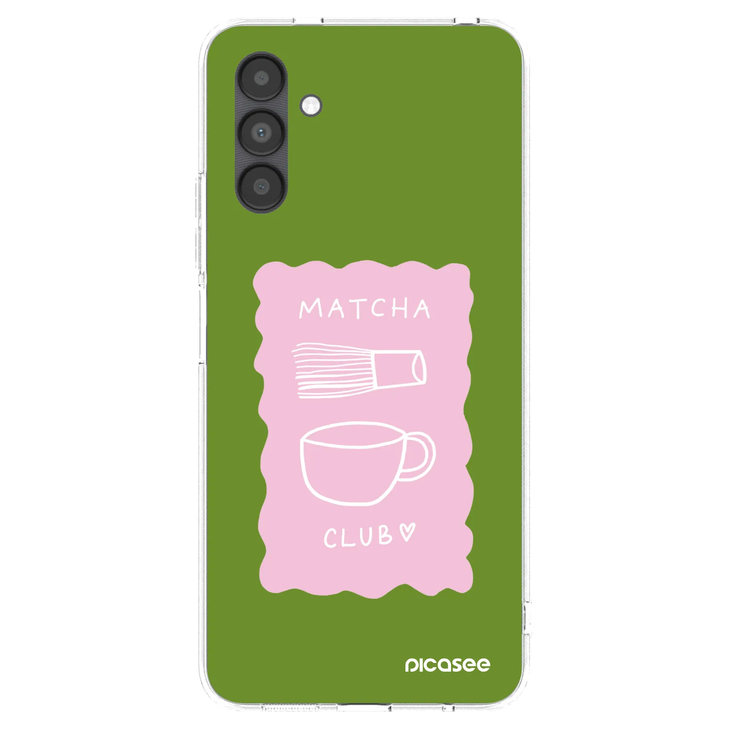 Picasee silikonový průhledný obal pro Samsung Galaxy A04s A047F - Matcha club