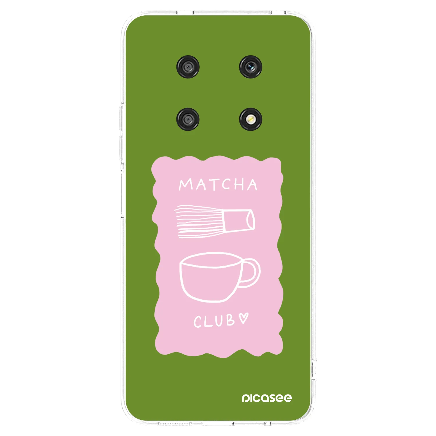 Picasee silikonový průhledný obal pro Honor Magic4 Lite 5G - Matcha club