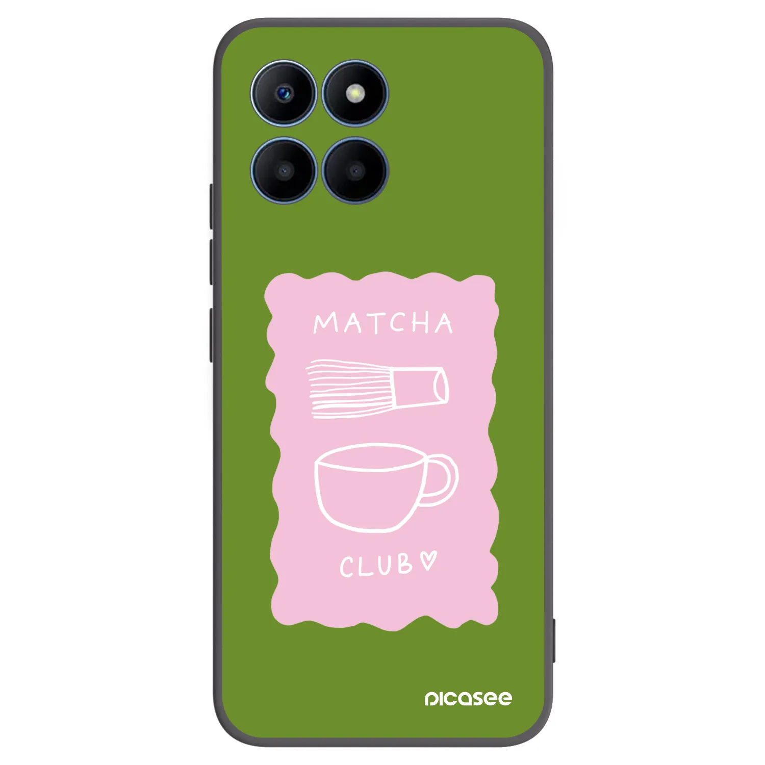 Picasee silikonový černý obal pro Honor 70 Lite - Matcha club