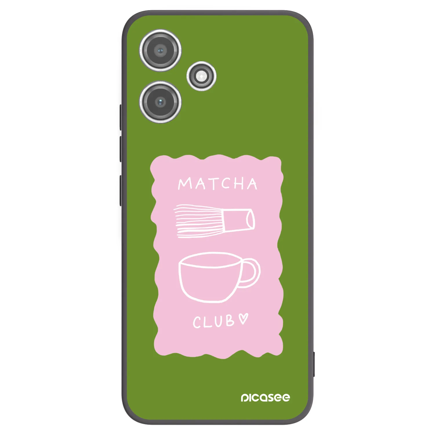 Picasee silikonový černý obal pro Xiaomi Redmi 12 5G - Matcha club