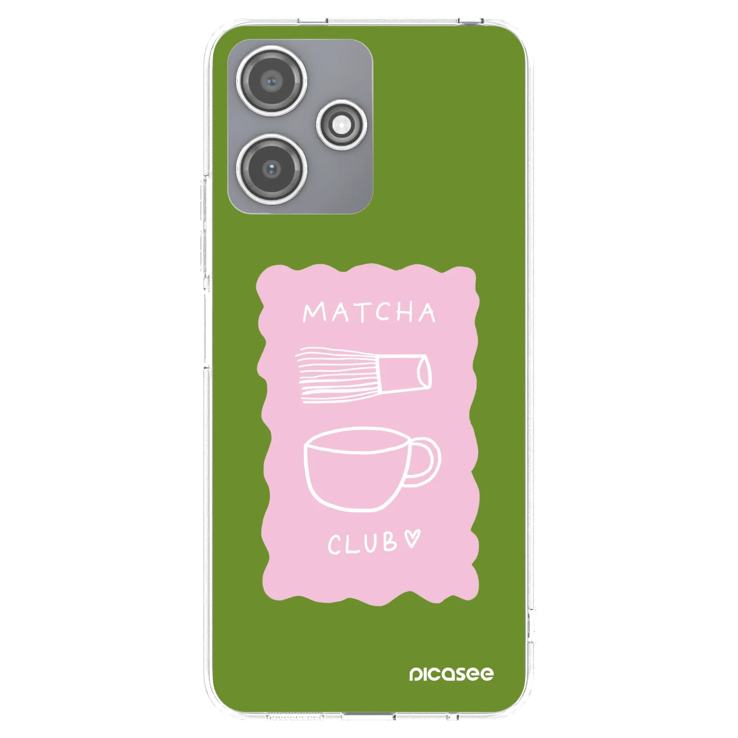 Picasee silikonový průhledný obal pro Xiaomi Redmi 12 5G - Matcha club