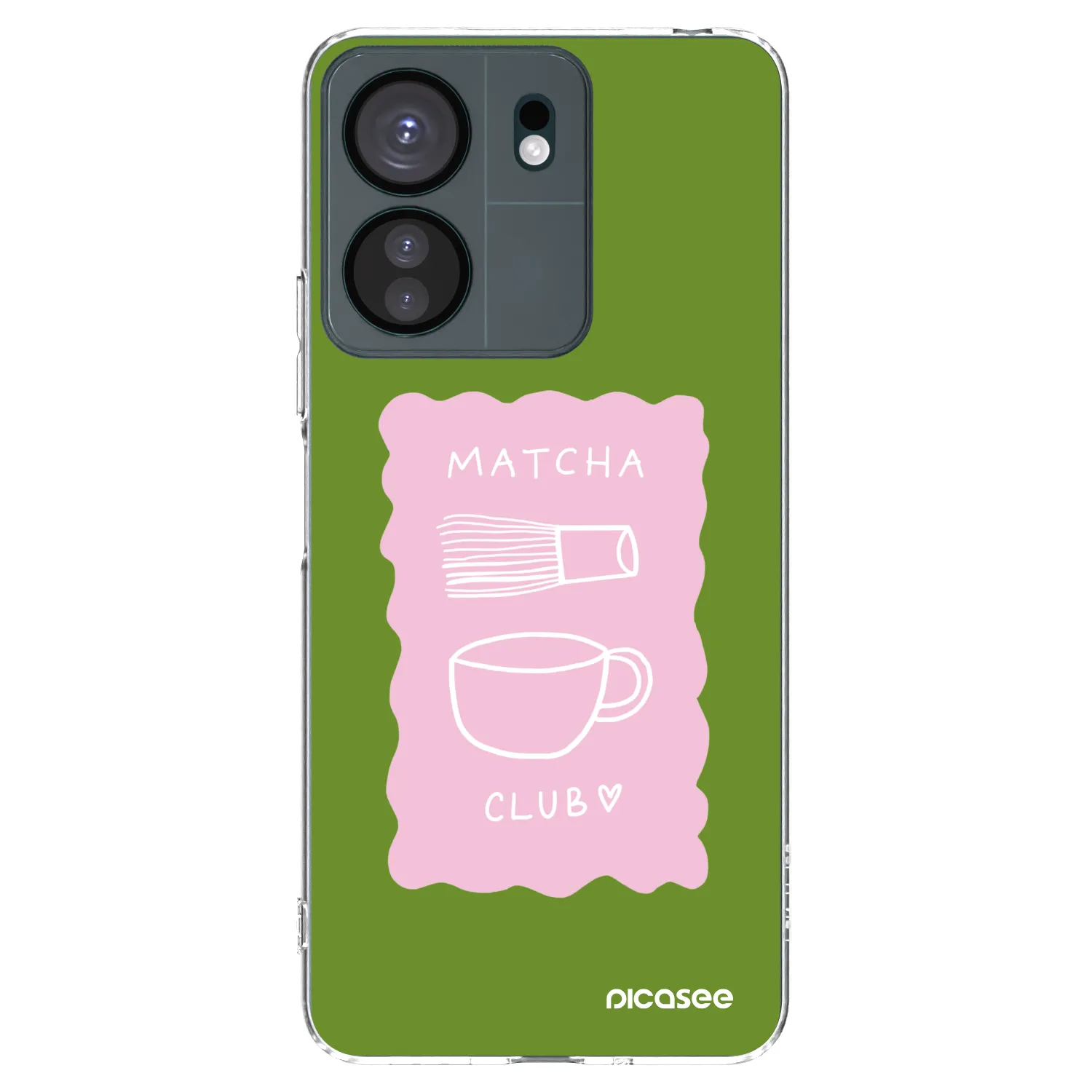 Picasee silikonový průhledný obal pro Xiaomi Redmi 13C 4G - Matcha club