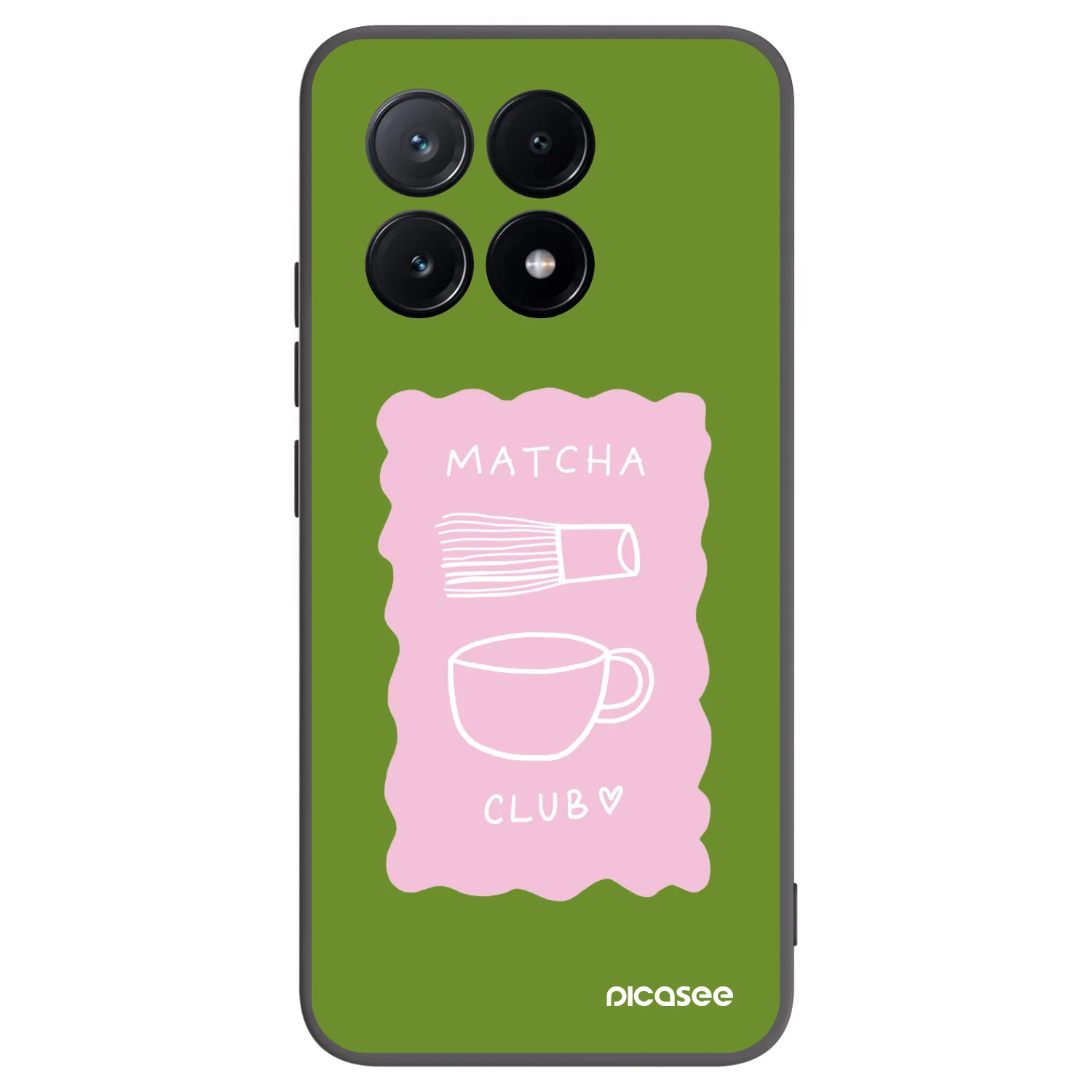 Picasee silikonový černý obal pro Xiaomi Poco X6 Pro - Matcha club