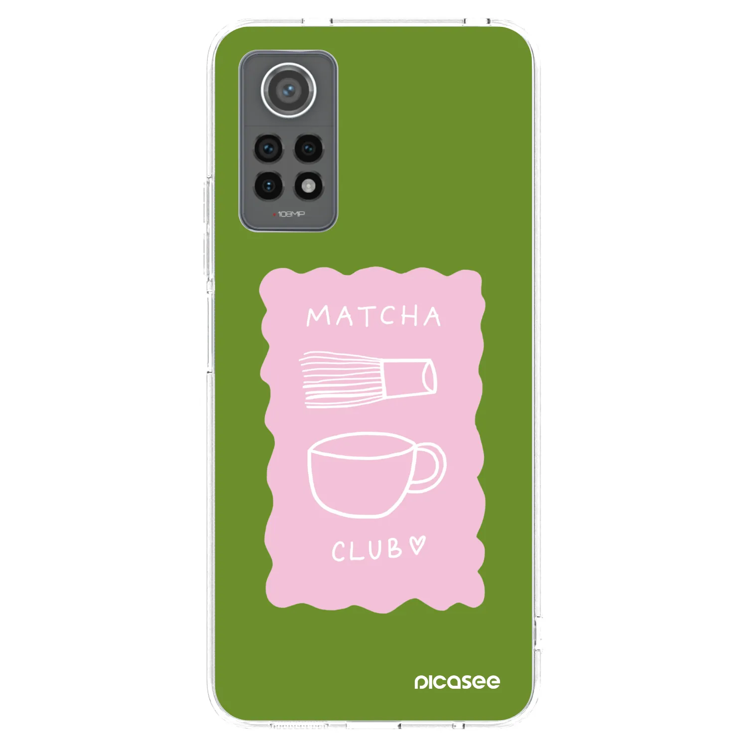Picasee silikonový průhledný obal pro Xiaomi Redmi Note 12 Pro 4G - Matcha club
